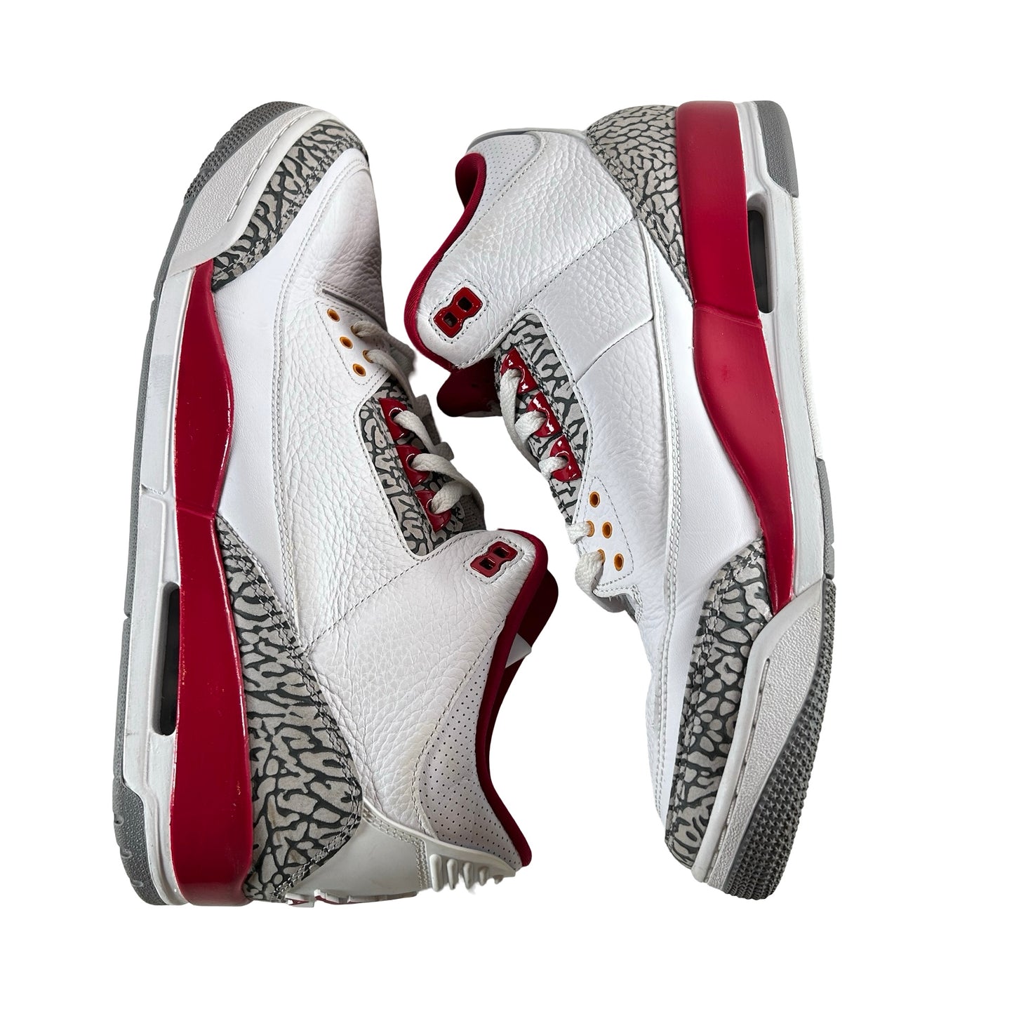CT8532 126 Jordan 3 Retro Cardinal Red [USED] - 13 M (Used) (No Box)