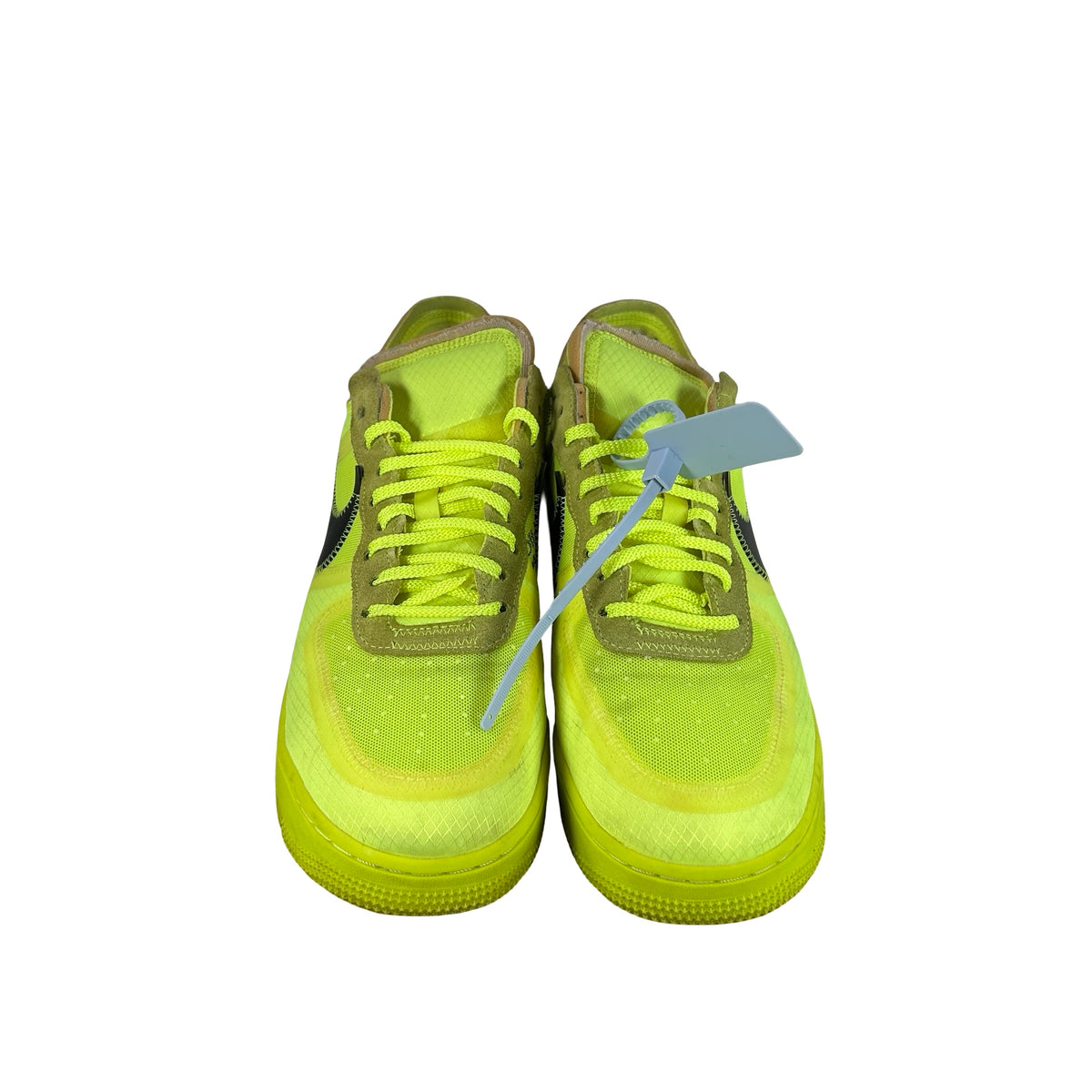 AO4606 700 Nike Air Force 1 Low Off-White Volt [USED] - 11 M (Used2) (No Box2)