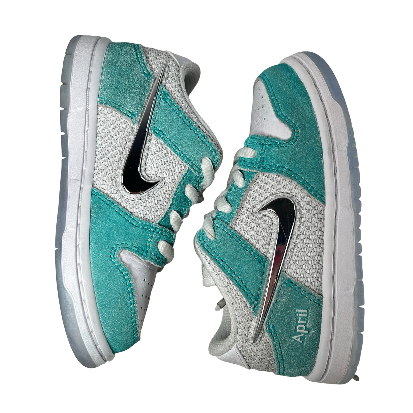FZ6107 300 Nike SB Dunk Low April Skateboards (TD) [USED] - 8 C (VNDS)