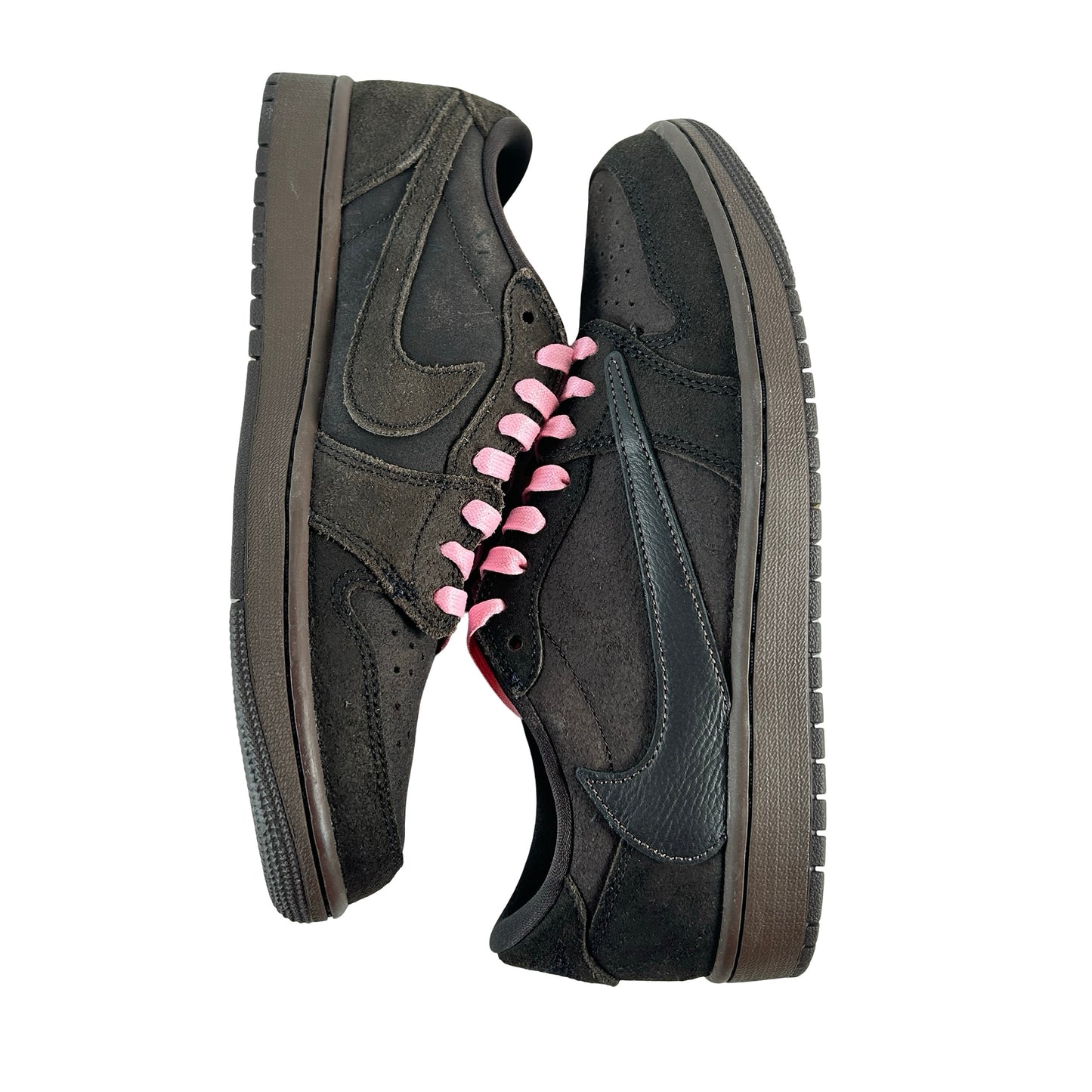 DM7866 202 Jordan 1 Retro Low OG SP Travis Scott Velvet Brown [USED] - 9 M (Used8)
