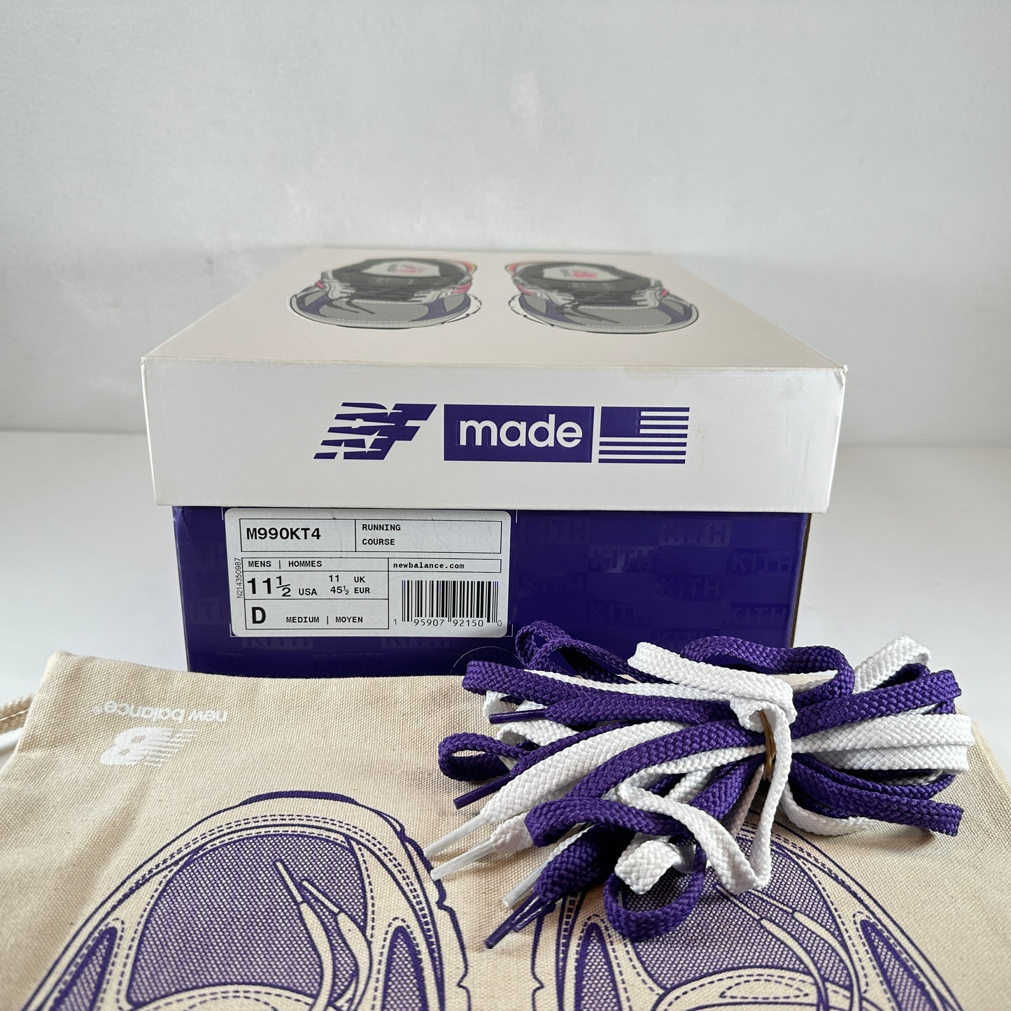 M990KT4 New Balance 990v4 Kith United Arrows & Sons [USED] - 11.5 M (Used)