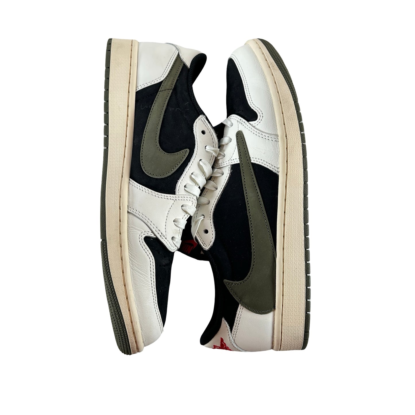 DZ4137 106 Jordan 1 Retro Low OG SP Travis Scott Olive (W) [USED] - 12 W (Used4)
