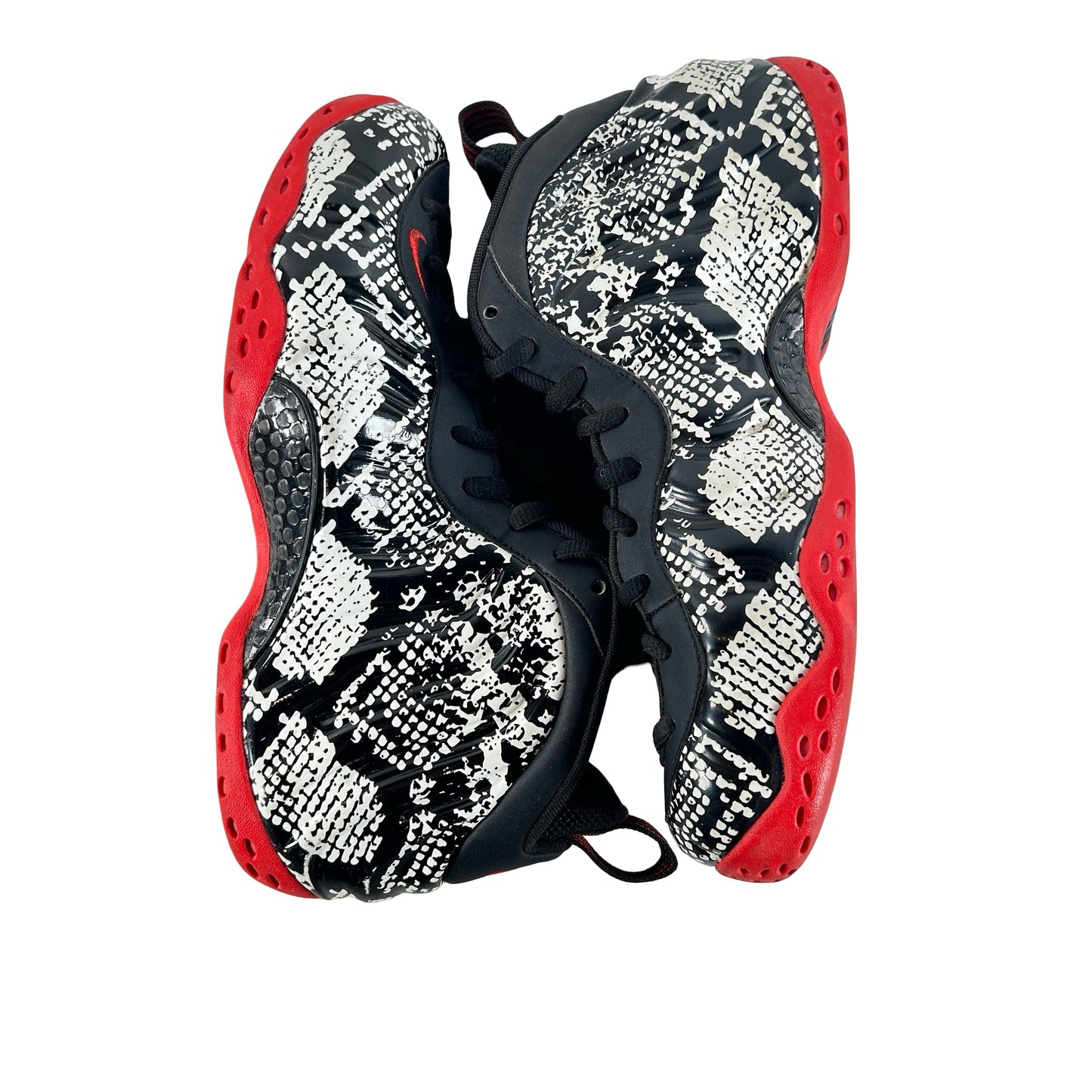 314996 101 Nike Air Foamposite One Albino Snakeskin [USED] - 9 M (Used) (No Box)