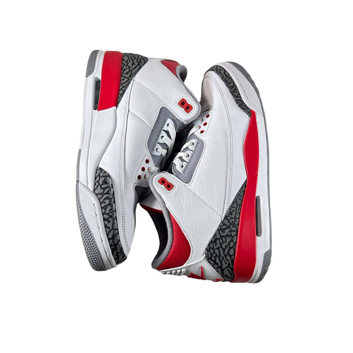 DN3707 160 Jordan 3 Retro Fire Red (2022) [USED] - 10 M (Used11)