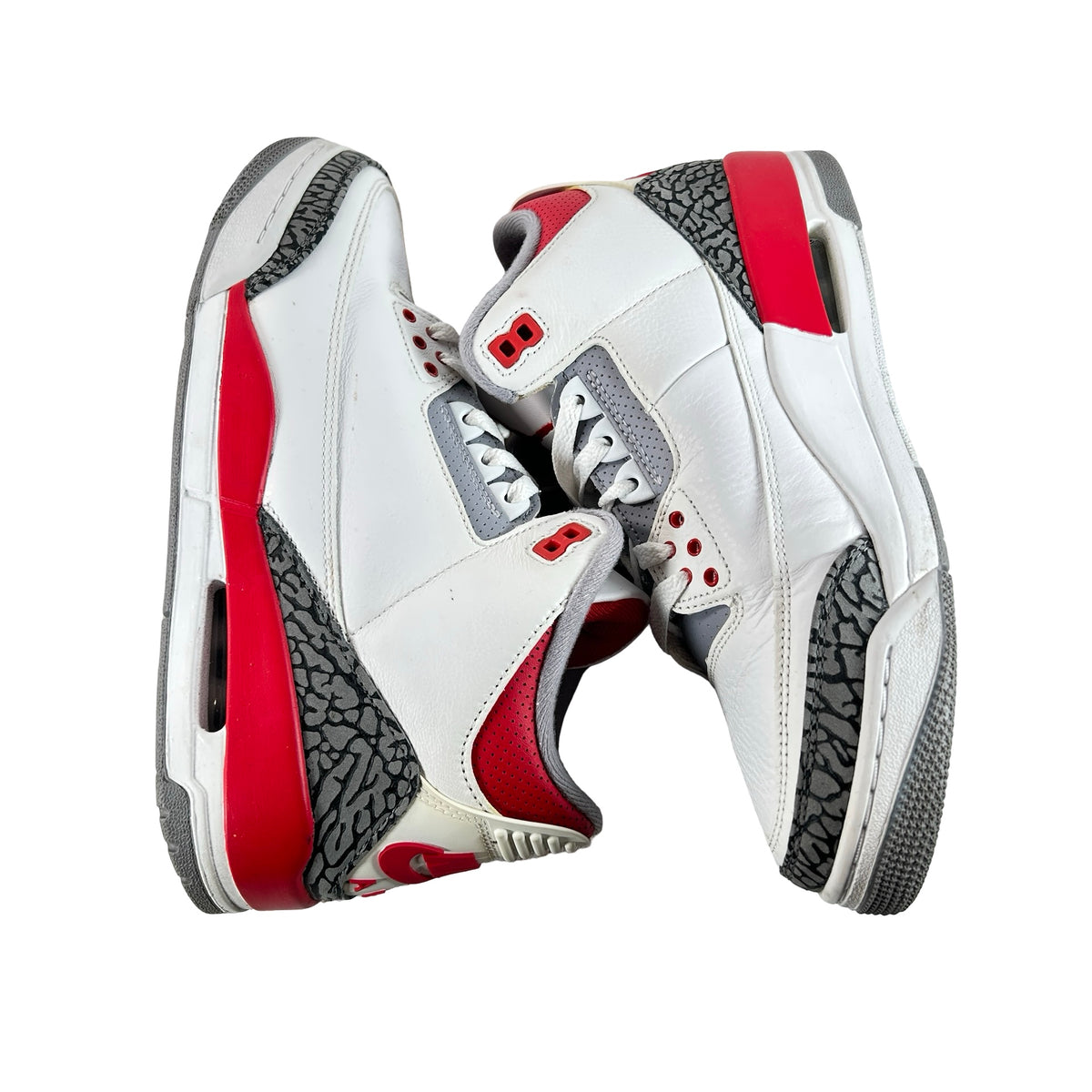 DN3707 160 Jordan 3 Retro Fire Red (2022) [USED] - 9 M (Used9)