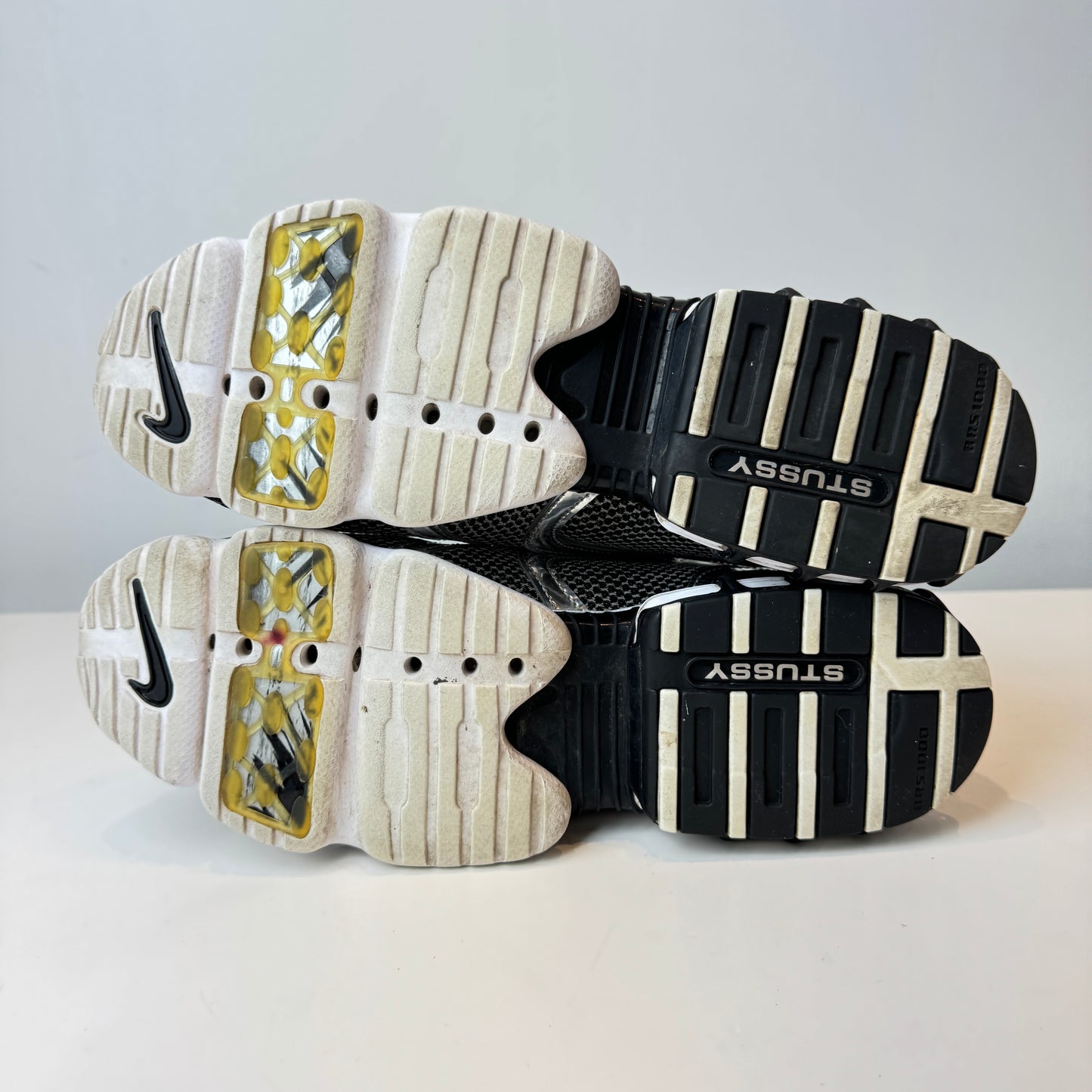 CU1854 001 Nike Air Zoom Spiridon Cage 2 Stussy Pure Platinum [USED] - 10.5 M (Used)