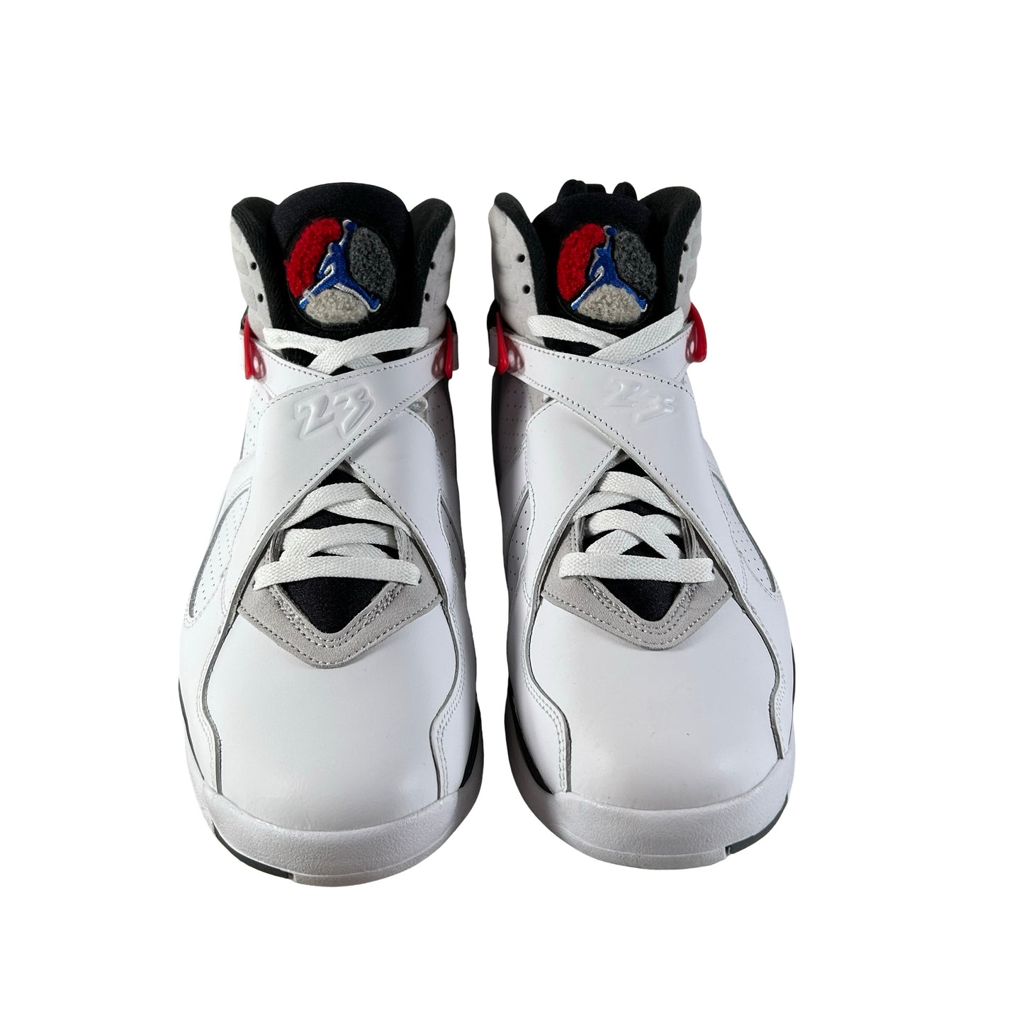 305381 100 Jordan 8 Retro White True Red (2025) [USED] - 10 M (Used)