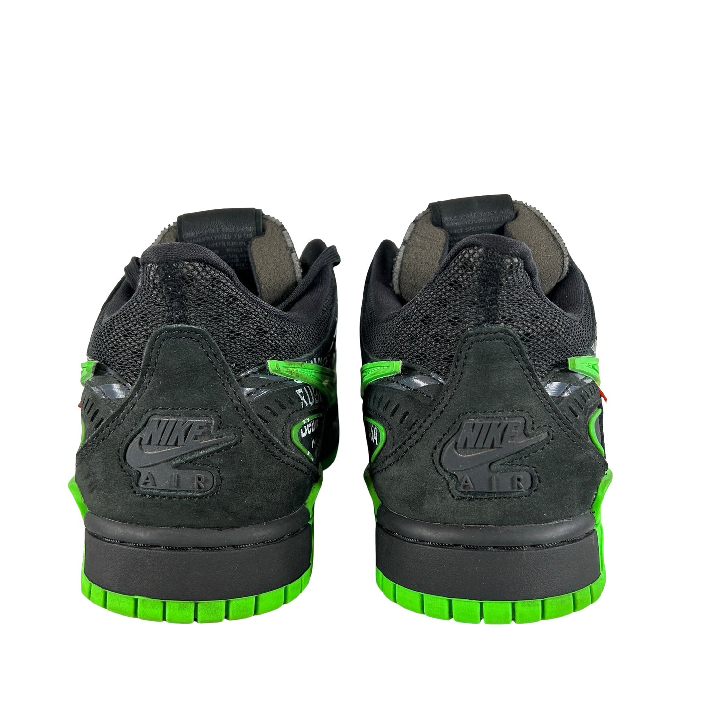 CU6015 001 Nike Air Rubber Dunk Off-White Green Strike [USED] - 10 M (Used2)