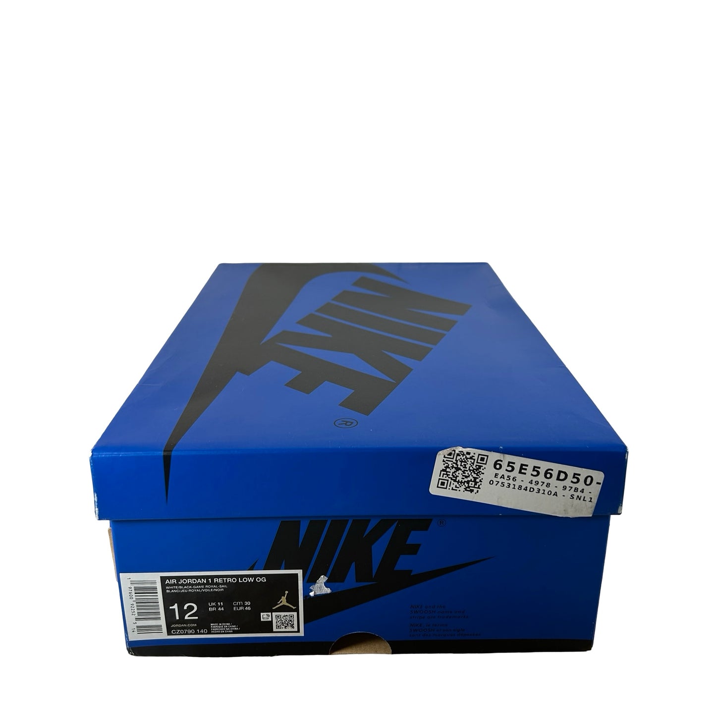 CZ0790 140 Jordan 1 Retro Low OG Game Royal [USED] - 12 M (Used)