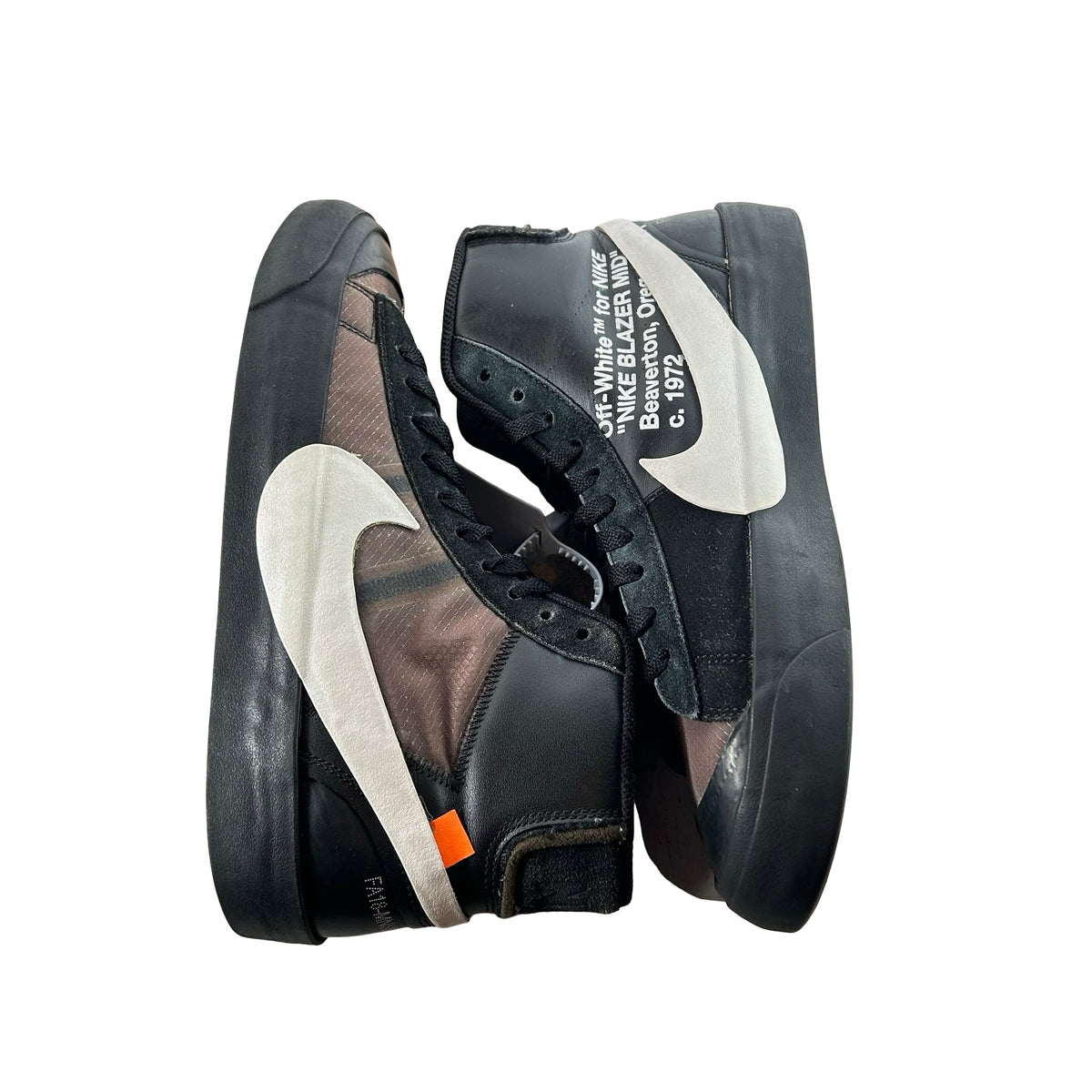 AA3832 001 Nike Blazer Off-White Black [USED] - 9.5 M (Used2)