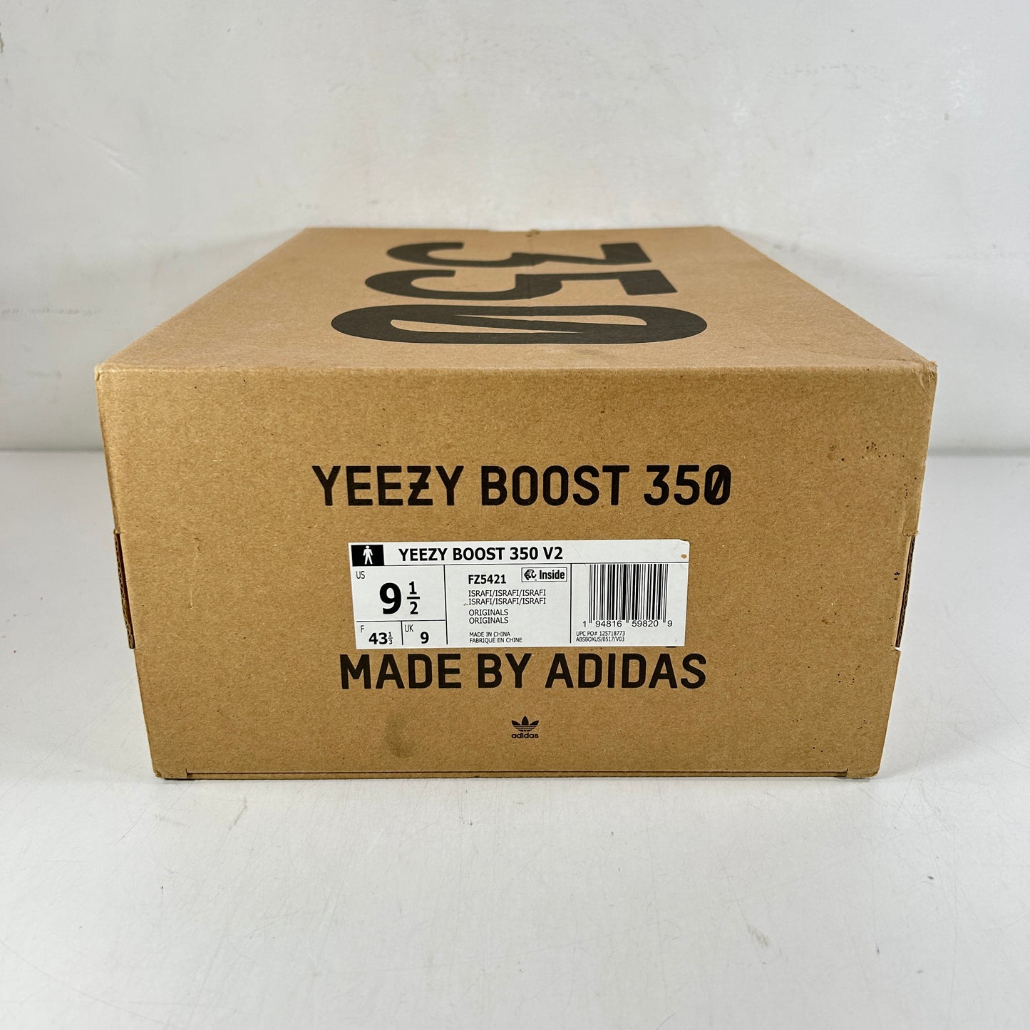 FZ5421 adidas Yeezy Boost 350 V2 Israfil [USED] - 9.5 M (Used)