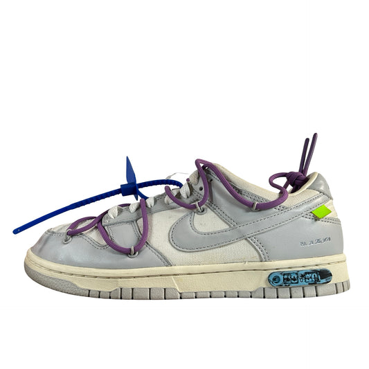 DM1602 107 Nike Dunk Low Off-White Lot 48 [USED] - 8 M (Used) (Replace Box)