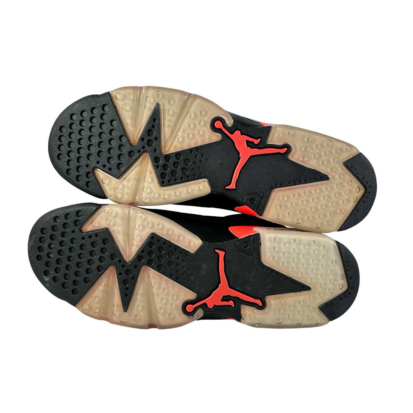 384665 060 Jordan 6 Black Infrared 2019 [CONDITIONAL] - 7 Y (Yellowing Soles) (No Box)