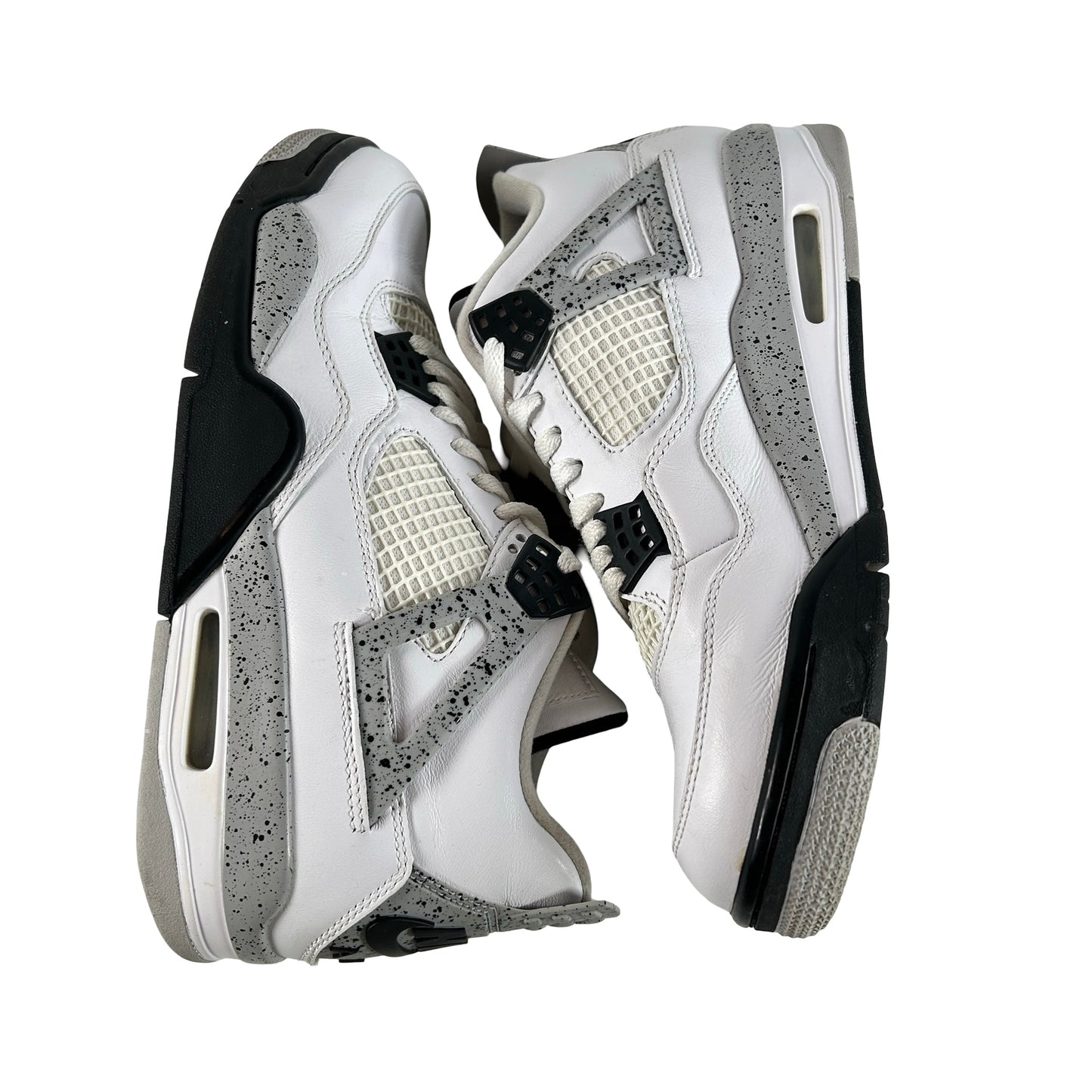 840606 192 Jordan 4 White Cement [USED] - 9.5 M (Used4)
