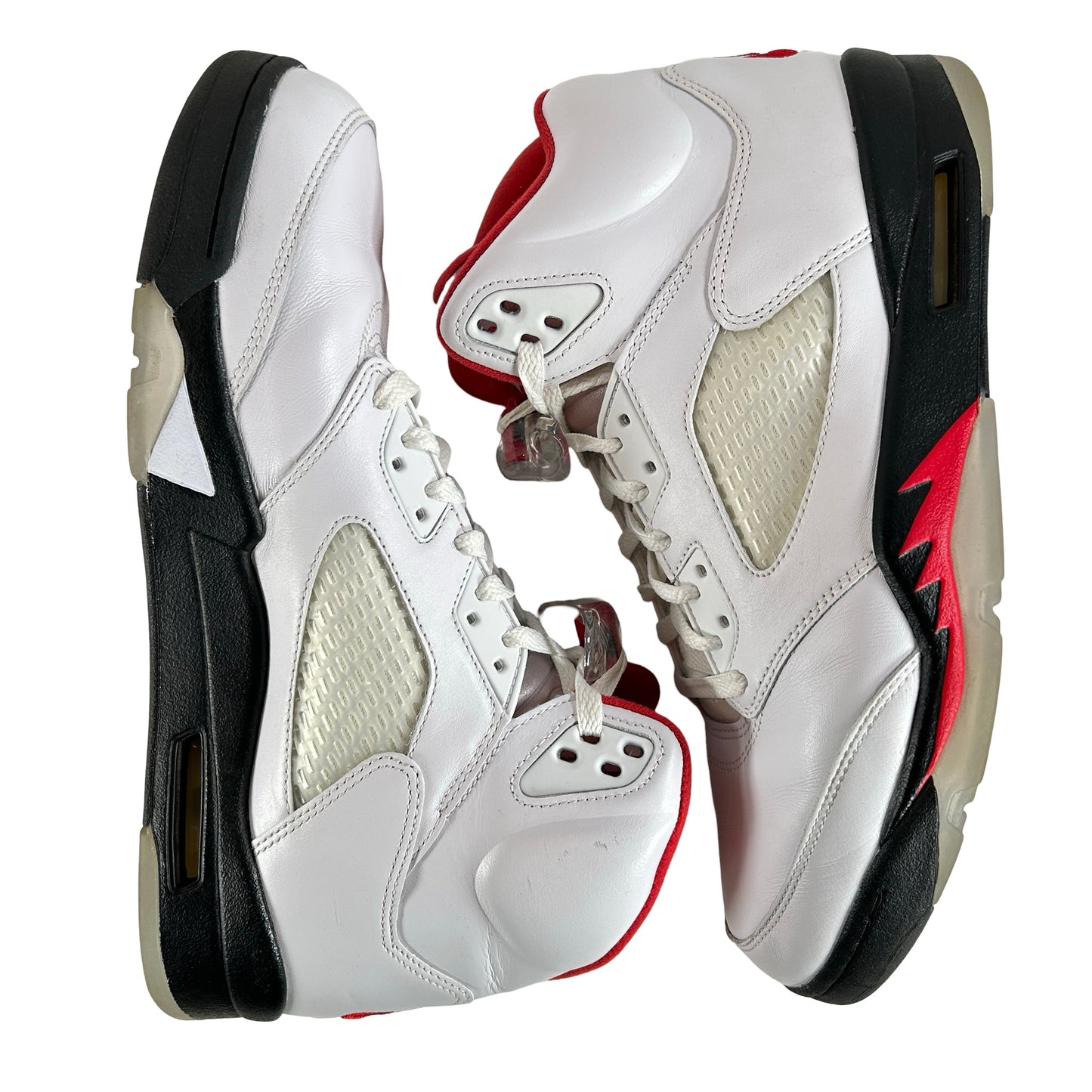 DA1911 102 Jordan 5 Retro Fire Red Silver Tongue (2020) [USED] - 11 M (Used2)