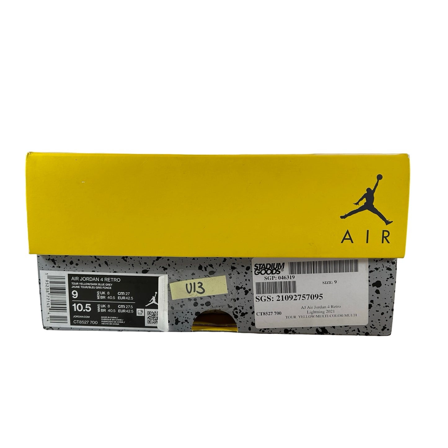 CT8527 700 Jordan 4 Retro Lightning (2021) [USED] - 9 M (Used13)