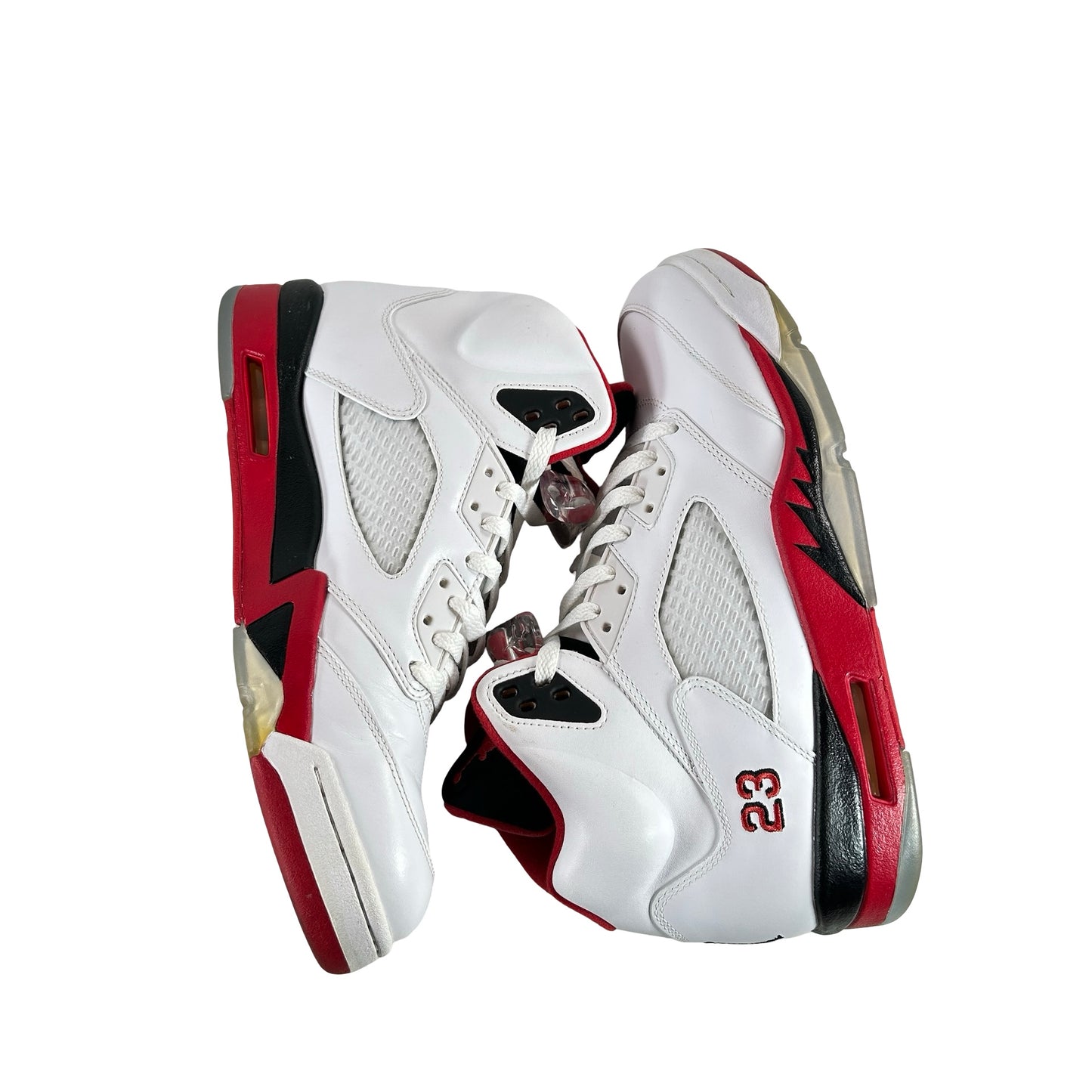 136027 120 Jordan 5 Retro Fire Red Black Tongue (2013) [USED] - 10.5 M (Used)