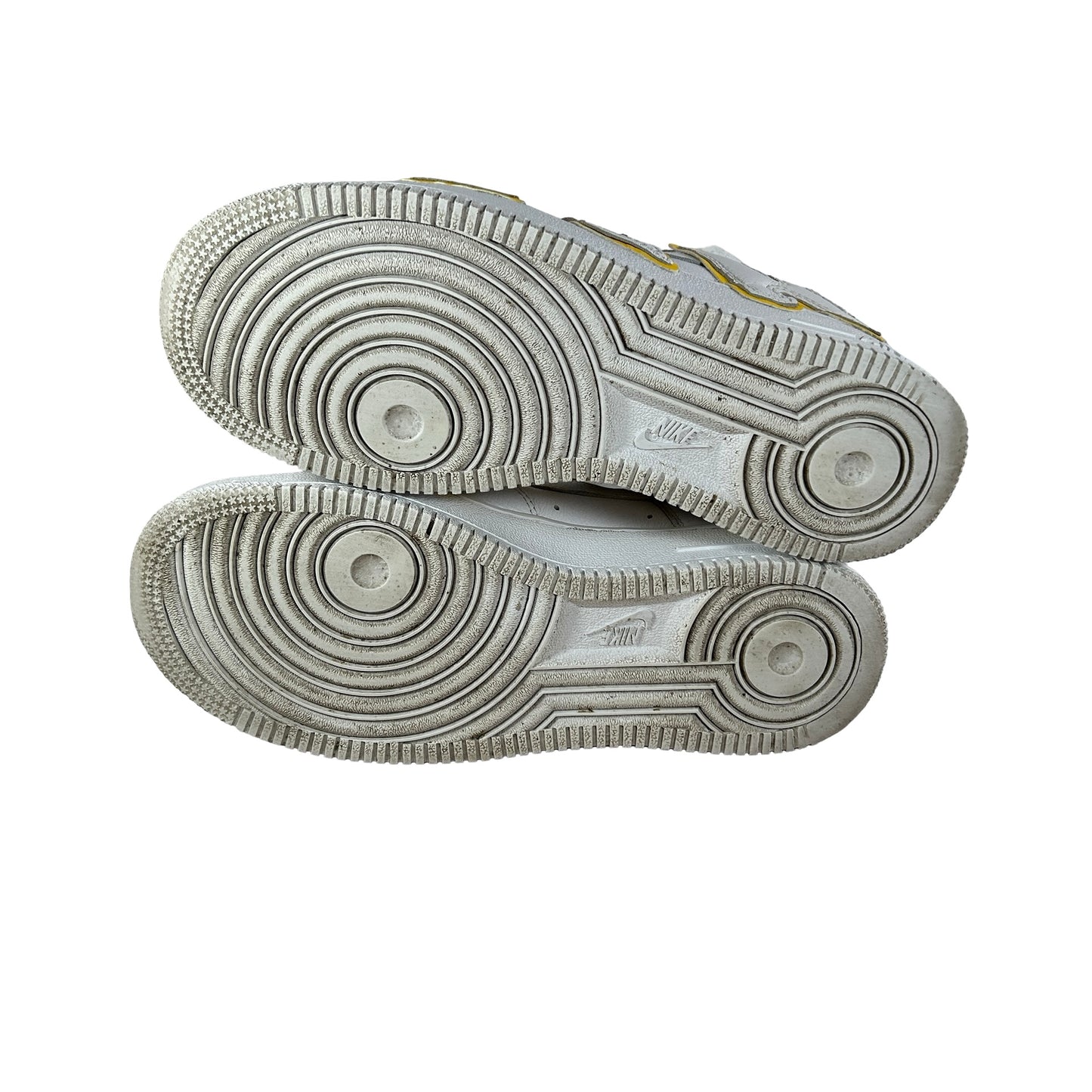 Cactus Plant Flea Market Nike By You Air Force 1 White/Yellow [USED] - 5.5 M (Used)