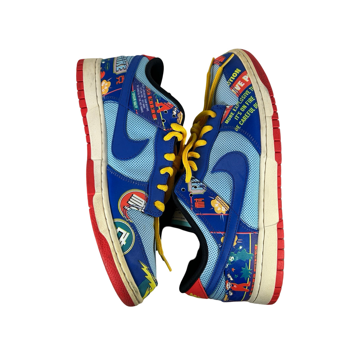 DD8477 446 Nike Dunk Low Chinese New Year Firecracker (2021) [USED] - 11.5 M (Used) (No Box)