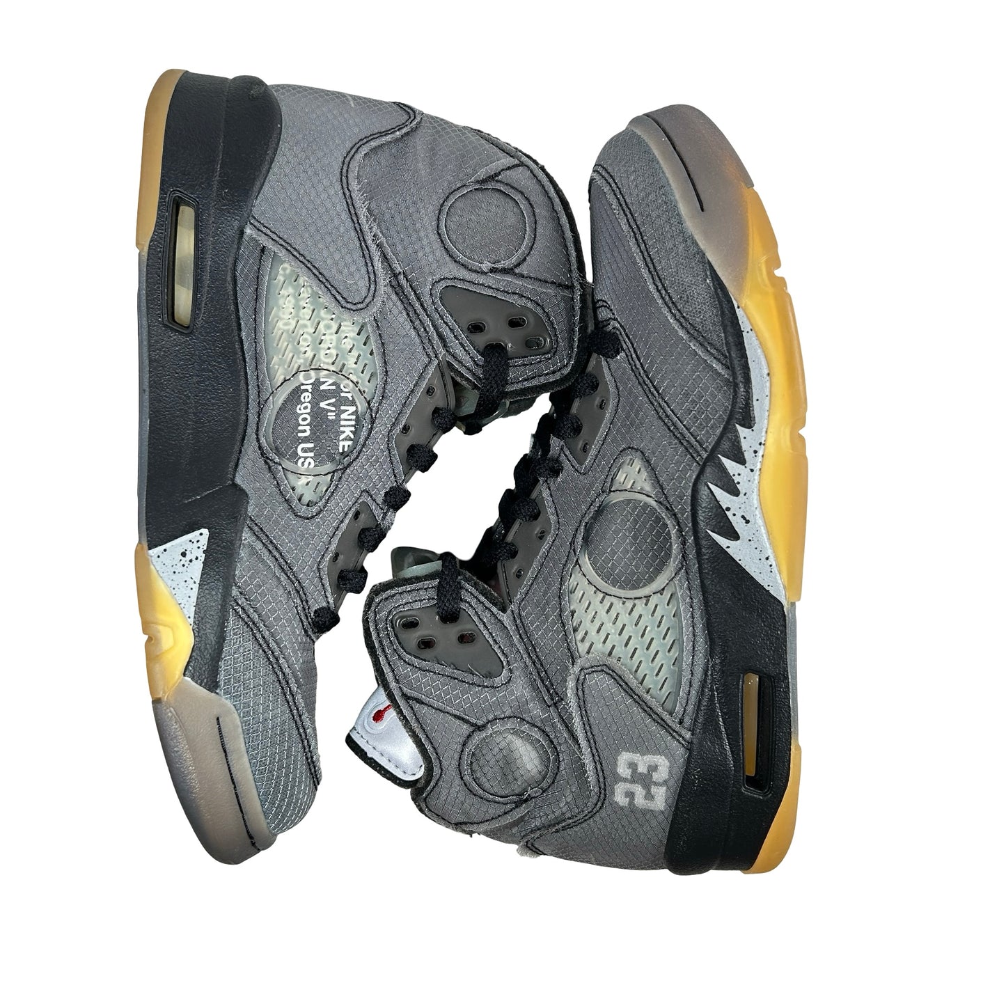 CT8480 001 Jordan 5 Blanco roto Negro