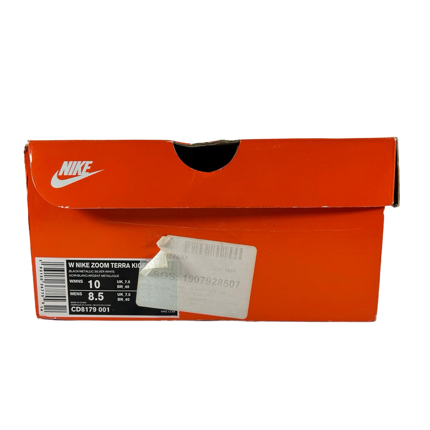 CD8179 001 Nike Zoom Terra Kiger 5 Off-White Black (Women's) [USED] - 10 W (Used)