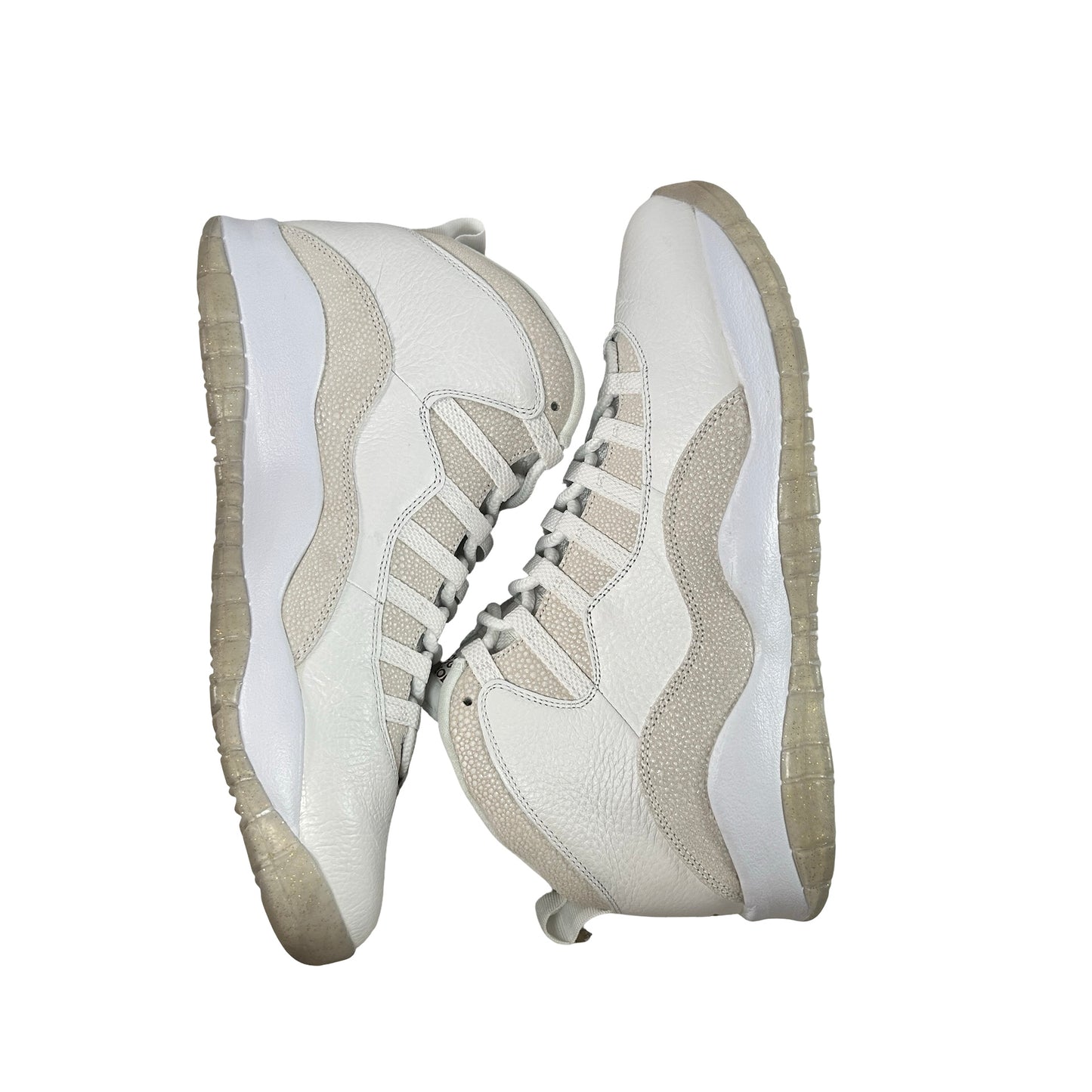 819955 100 Jordan 10 Retro Drake OVO White [CONDITIONAL] - 11 M (Yellowing) (Damaged Lid)