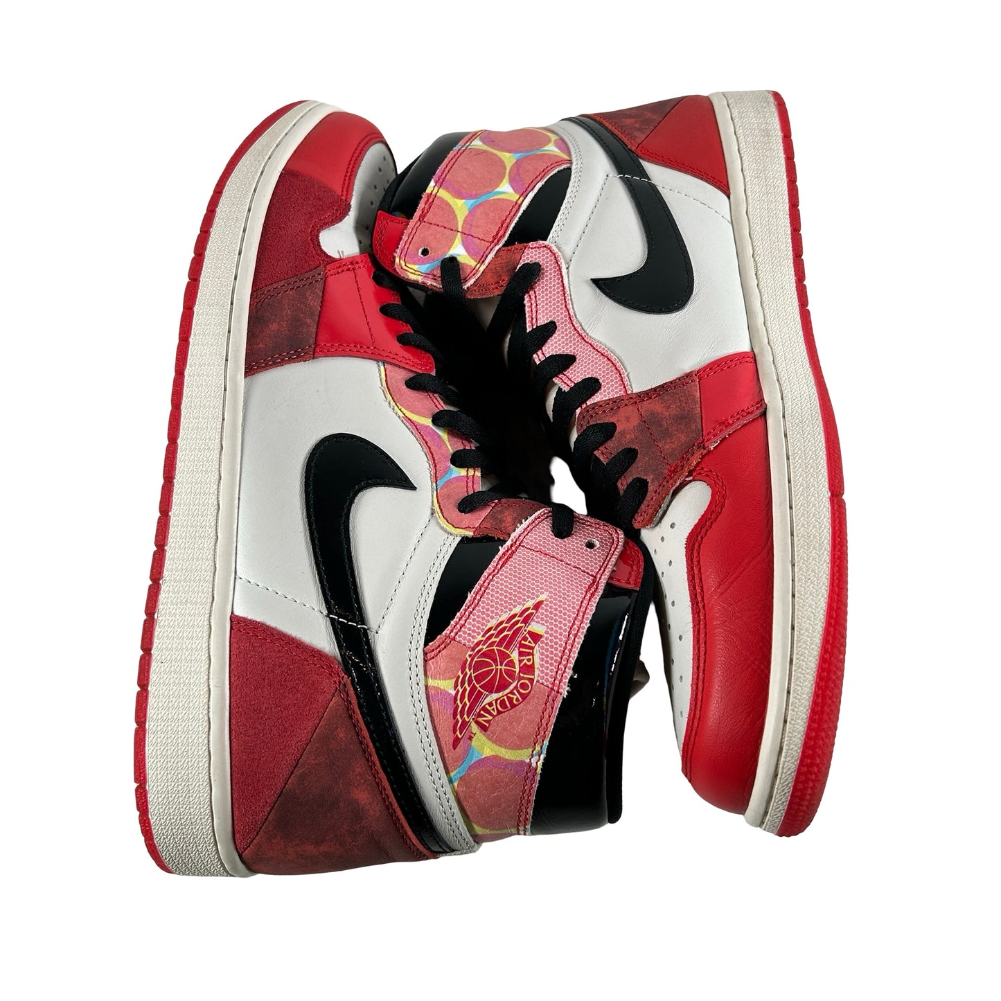 DV1748 601 Jordan 1 Hi Spider-Man Across the Spider-Verse [USED] - 14 M (Used)