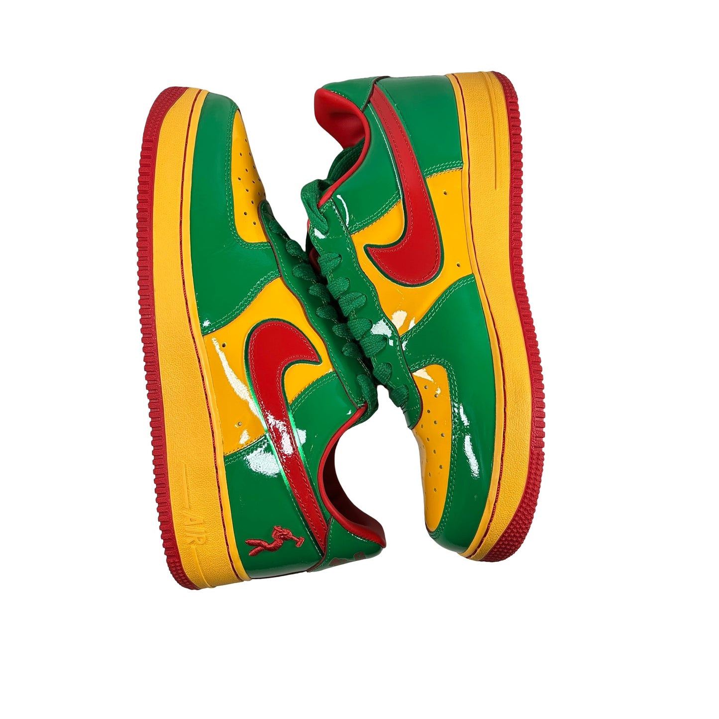 IH4383 300 Nike Air Force 1 Low Lil Yachty Concrete Boys Lucky Green [USED] - 11 M (Used)