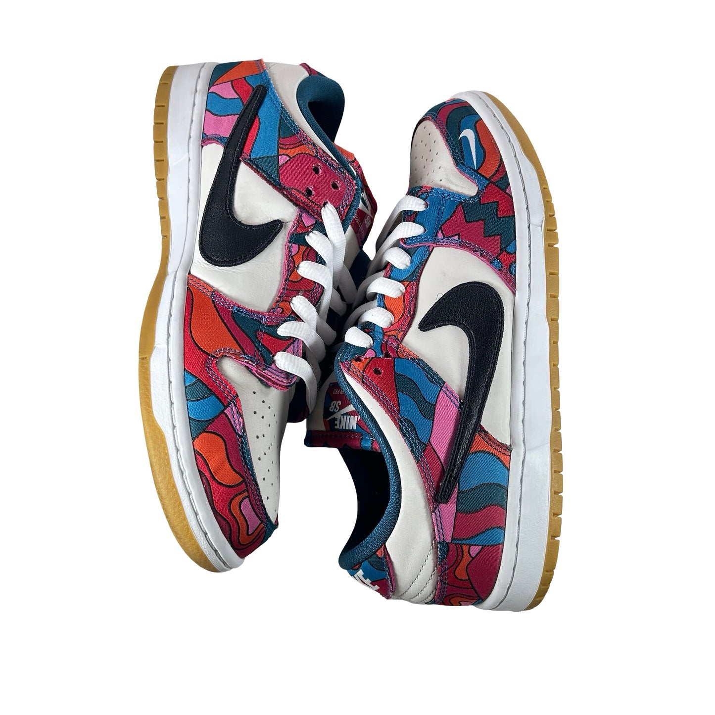 DH7695 600 Nike SB Dunk Low Pro Parra Abstract Art (2021) [USED] - 8.5 M (Used)