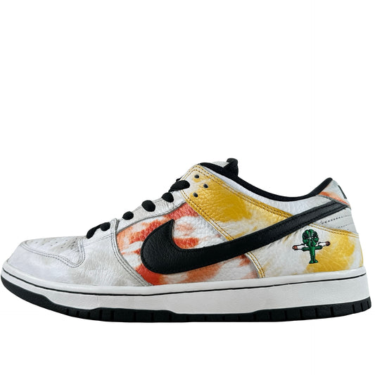 BQ6832 101 Nike SB Dunk Low Raygun Tie-Dye White [USED] - 12 M (Used)