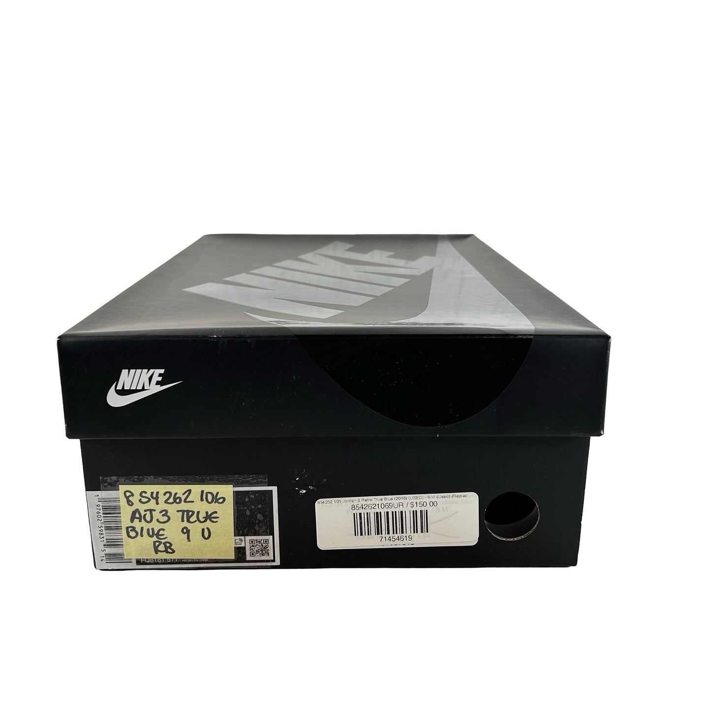 854262 106 Jordan 3 Retro Azul verdadero (2016)