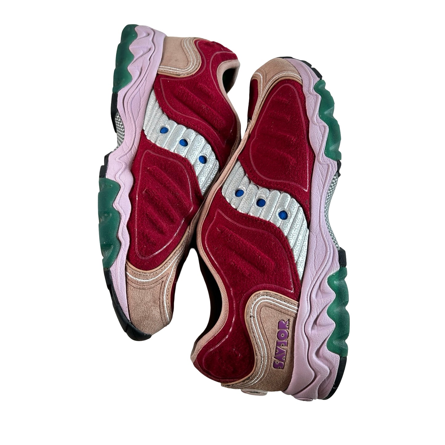 S70922 1 Saucony Matrix Jae Tips No Shoes In The House Burgundy [USED] - 10.5 M (Used) (No Box)