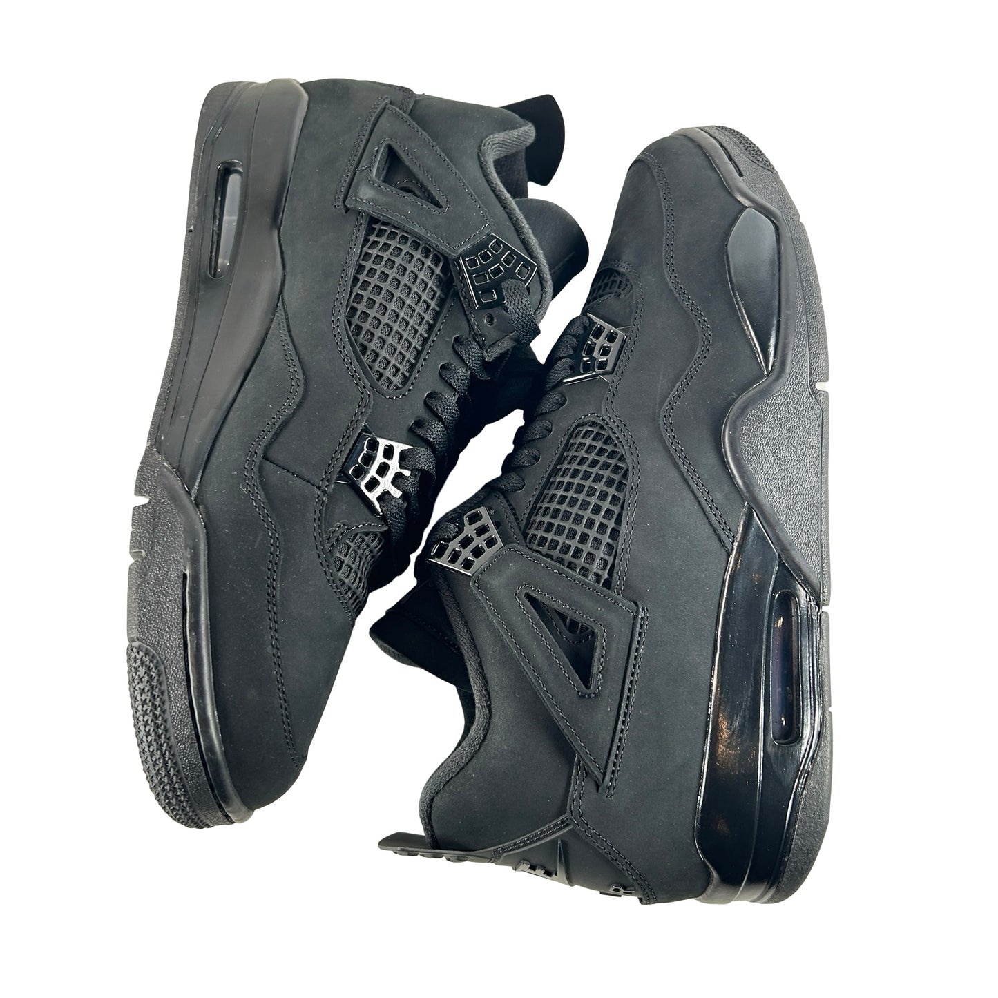 FV5029 010 Jordan 4 Retro Black Cat (2025) [USED] - 11 M (Used) (Stain on left outsole)