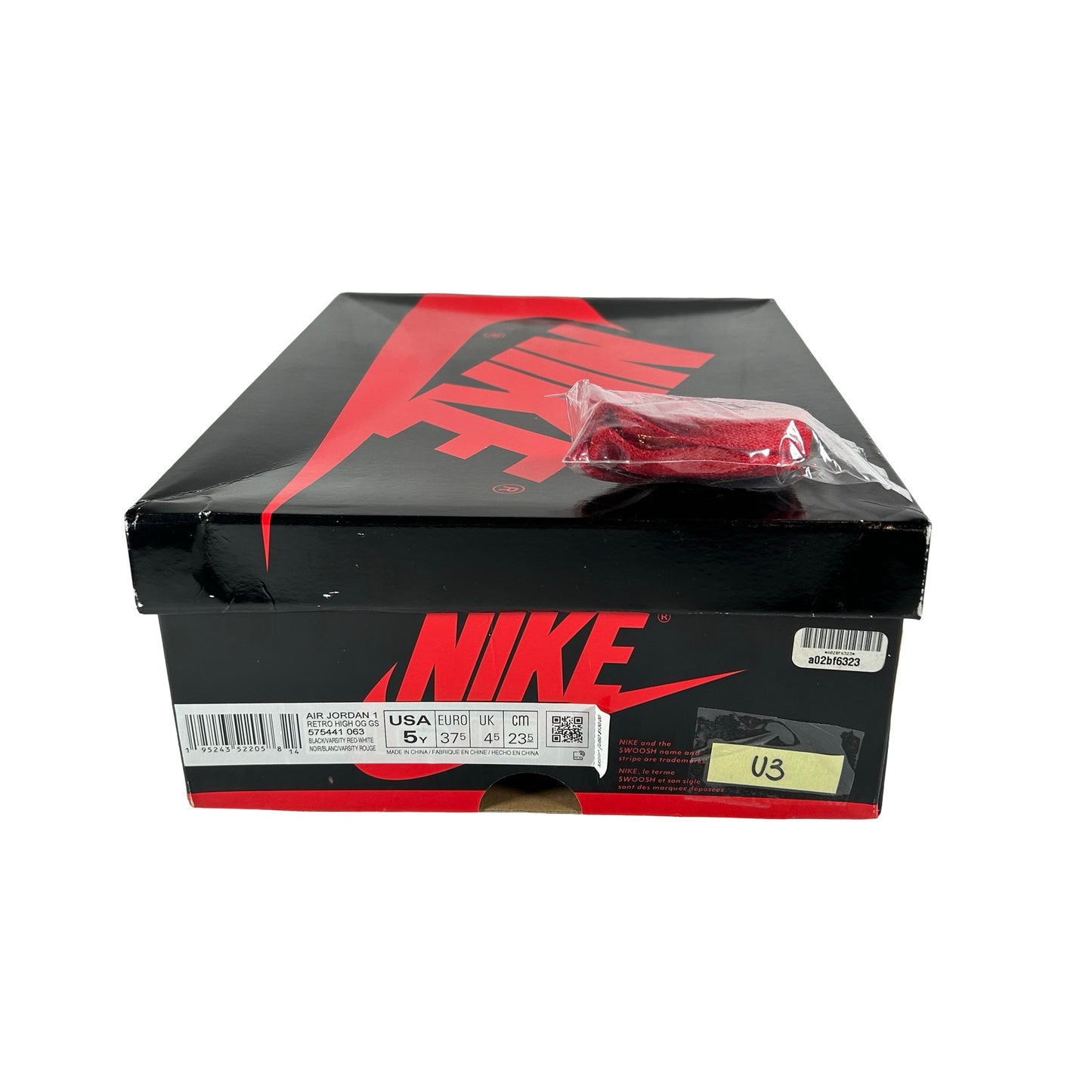 575441 063 Jordan 1 Retro High OG Patent Bred (GS) [USED] - 5 Y (Used3)