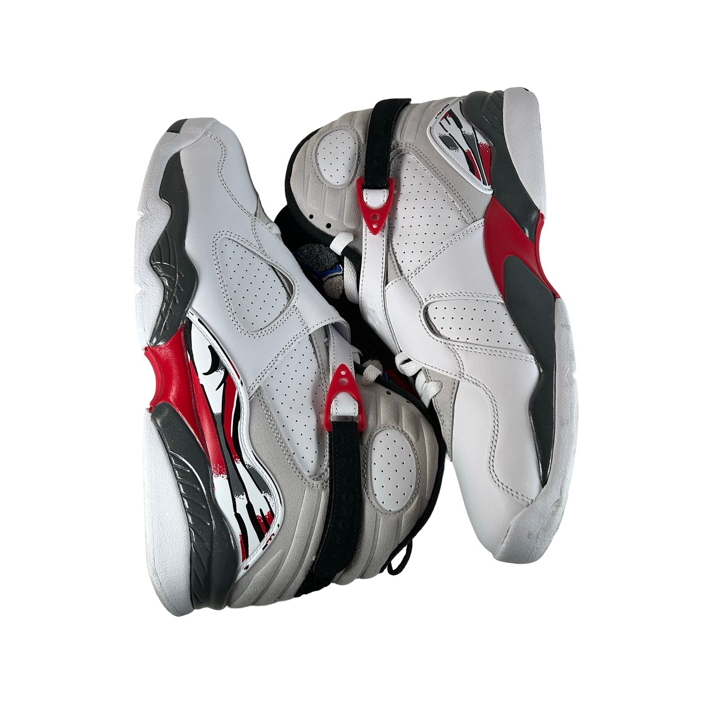 305381 100 Jordan 8 Retro White True Red (2025) [USED] - 11 M (Used2)