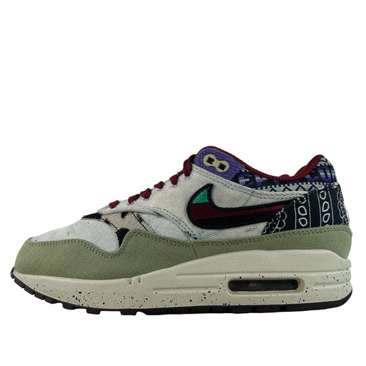 DN1803 300 Nike Air Max 1 Concepts Denim Olive Canvas [USED] - 5.5 M (Used)