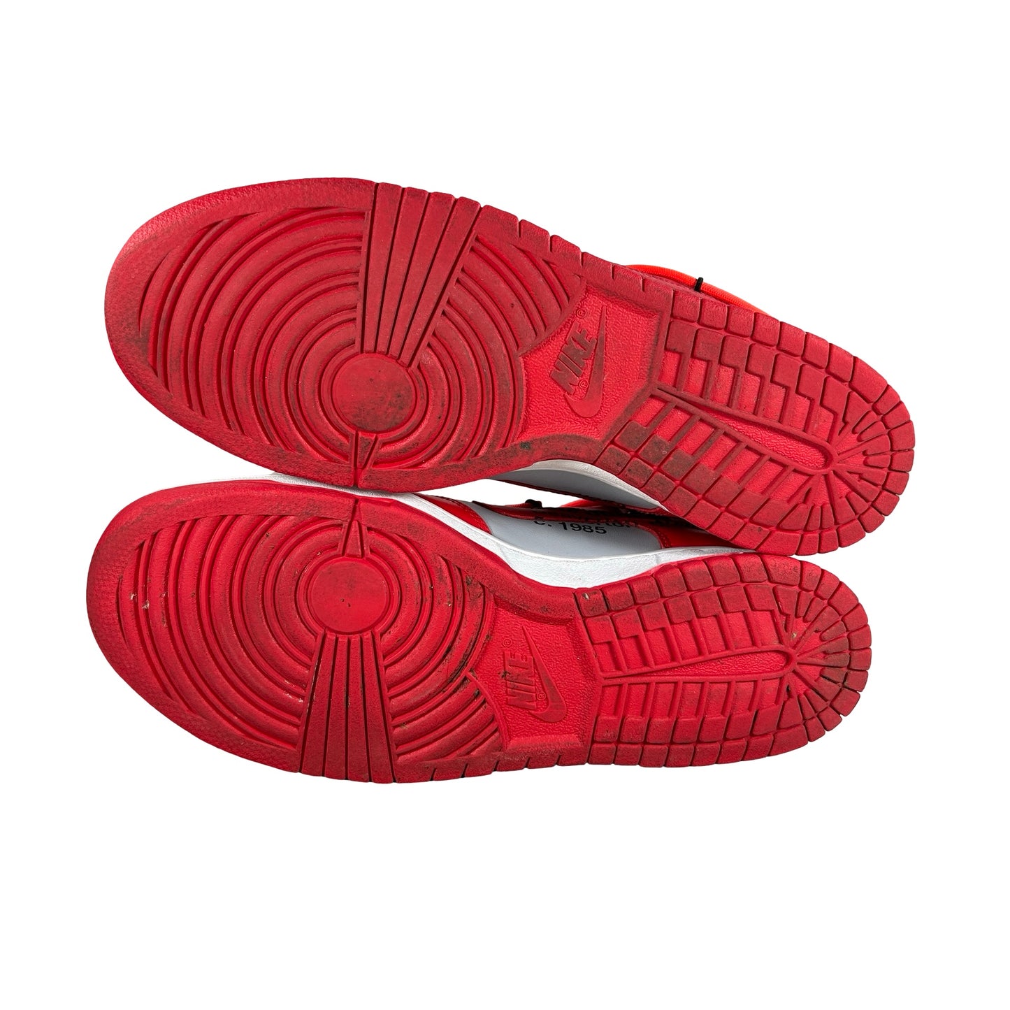 CT0856 600 Dunk Low Off-White Red [USED] - 8.5 M (Used)