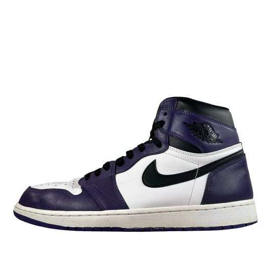 555088 500 Jordan 1 Court Purple [USED] - 13 M (Used)