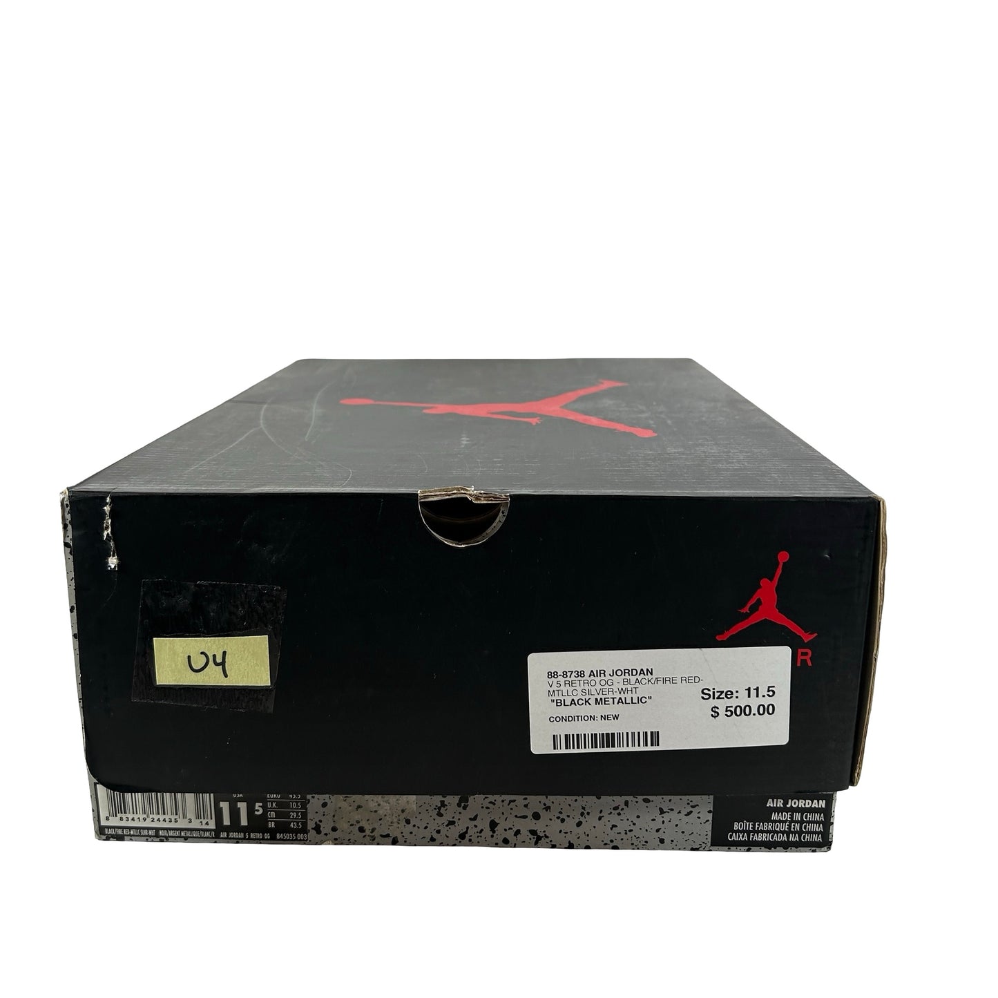 845035 003 Jordan 5 Retro Black Metallic (2016) [USED] - 11.5 M (Used4)