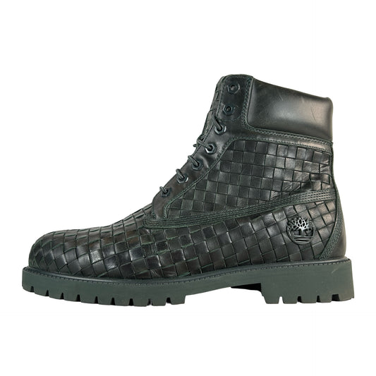 TB 0A6FD6 EEQ Timberland 6" Premium Boot Woven Dark Green [USED] - 10.5 M (Used)