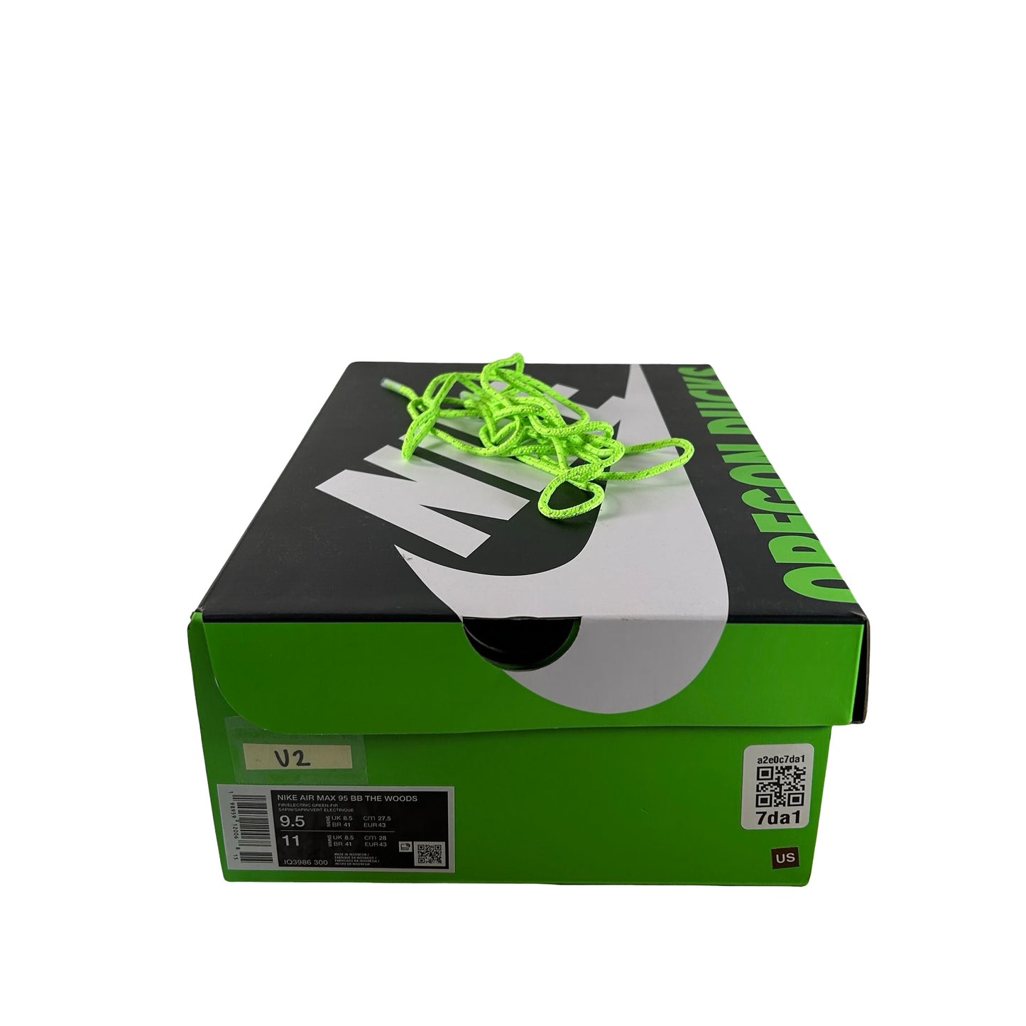 IQ3986 300 Nike Air Max 95 Big Bubble Ducks of a Feather Oregon Ducks The Woods [USED] - 9.5 M (Used2)