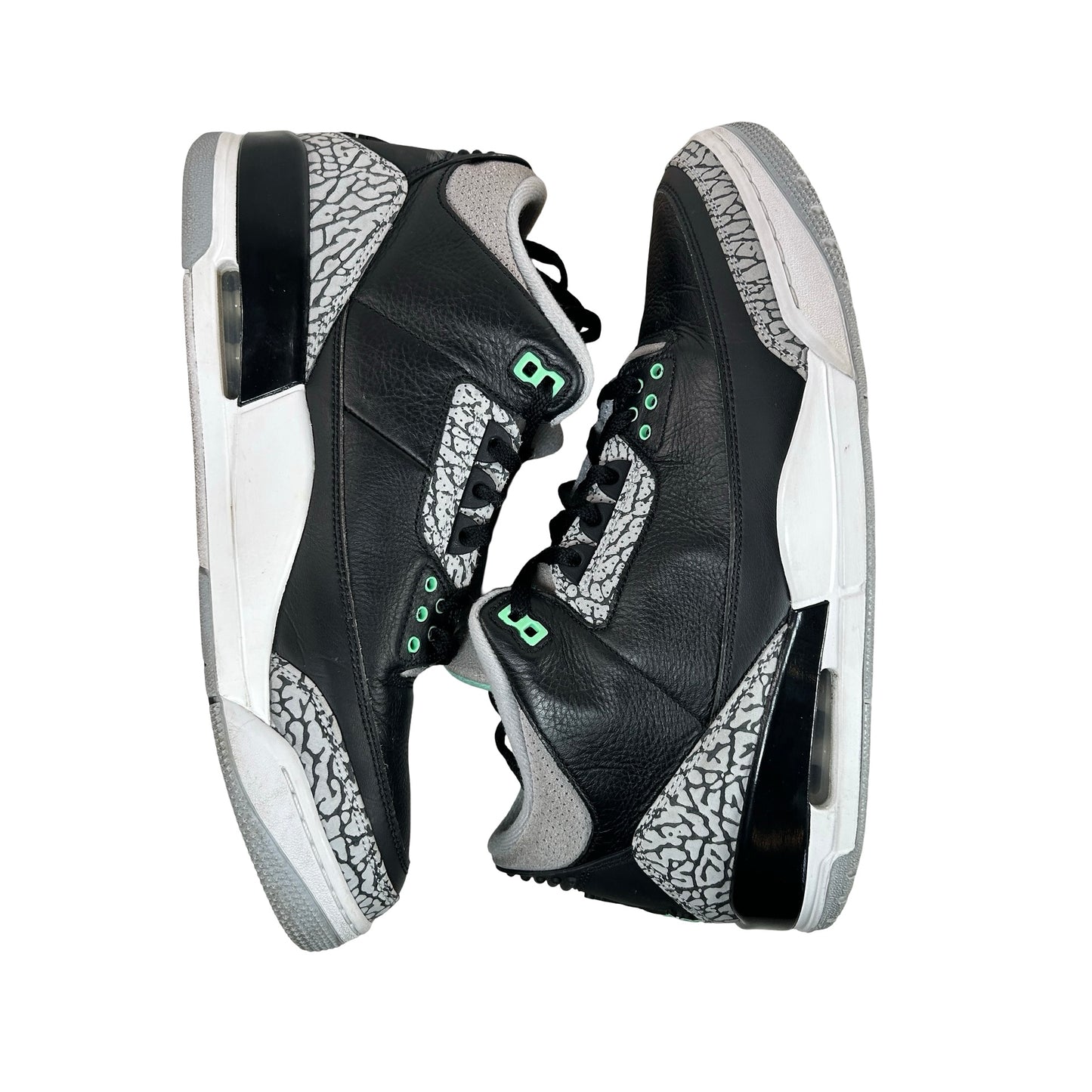 CT8532 031 Jordan 3 Retro Green Glow [USED] - 12 M (Used) (Replace Box)