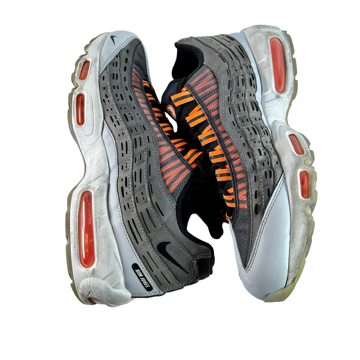 DD1871 001 Nike Air Max 95 Kim Jones Black Total Orange [USED] - 10 M (Used)