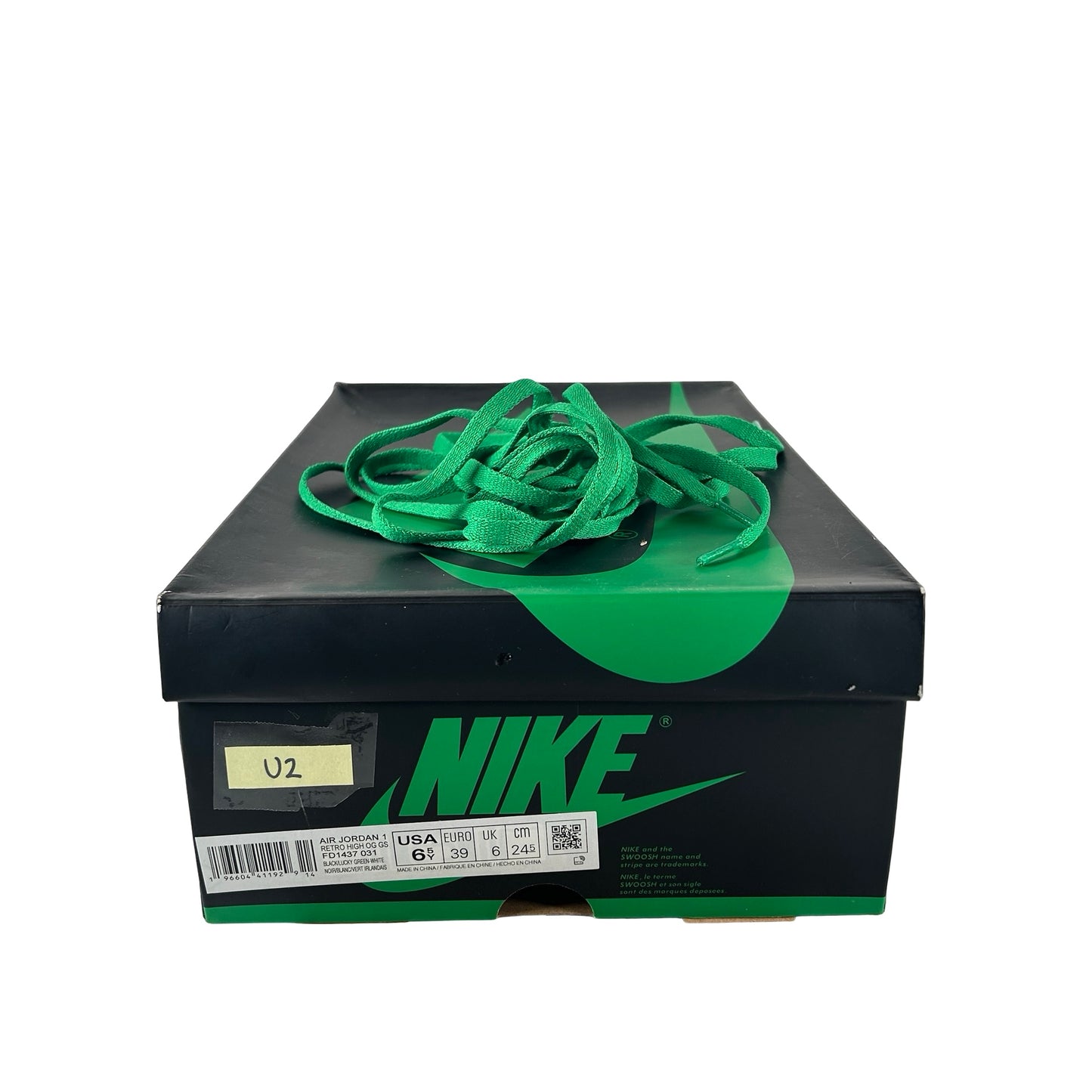 FD1437 031 Jordan 1 Retro High OG Lucky Green (GS) [USED] - 6.5 Y (Used2)