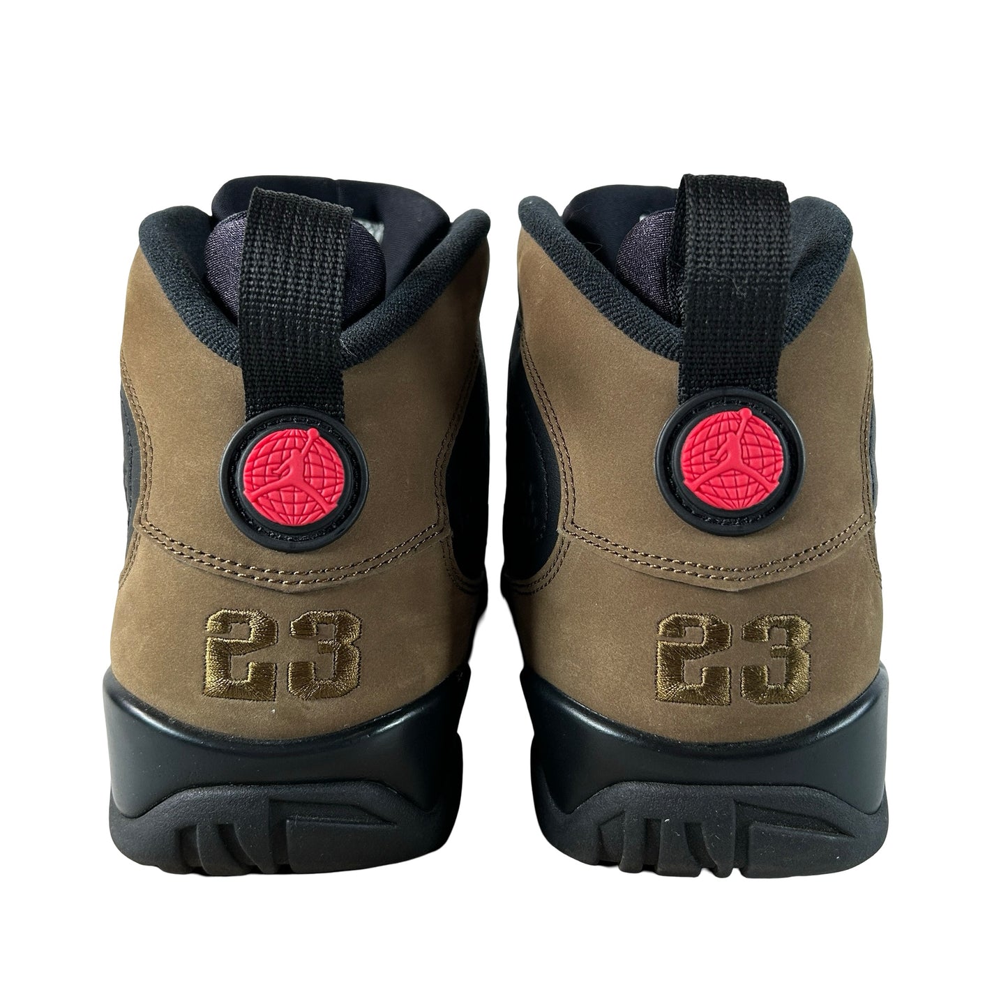 HV4794 030 Air Jordan 9 Retro Olive (2024) [USED] - 9.5 M (Used13)