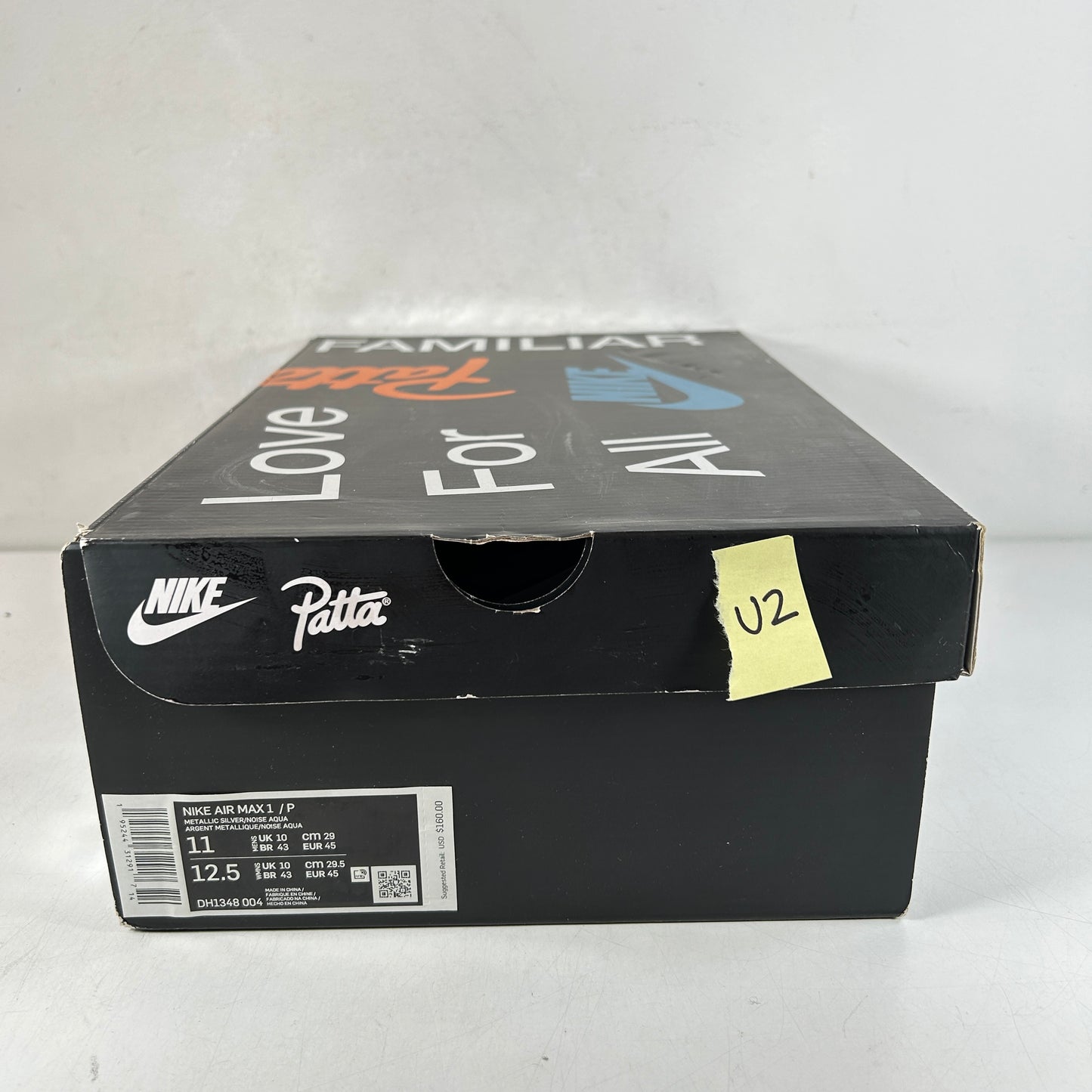 DH1348 004 Nike Air Max 1 Patta Waves Noise Aqua (with Bracelet) [USED] - 11 M (Used)