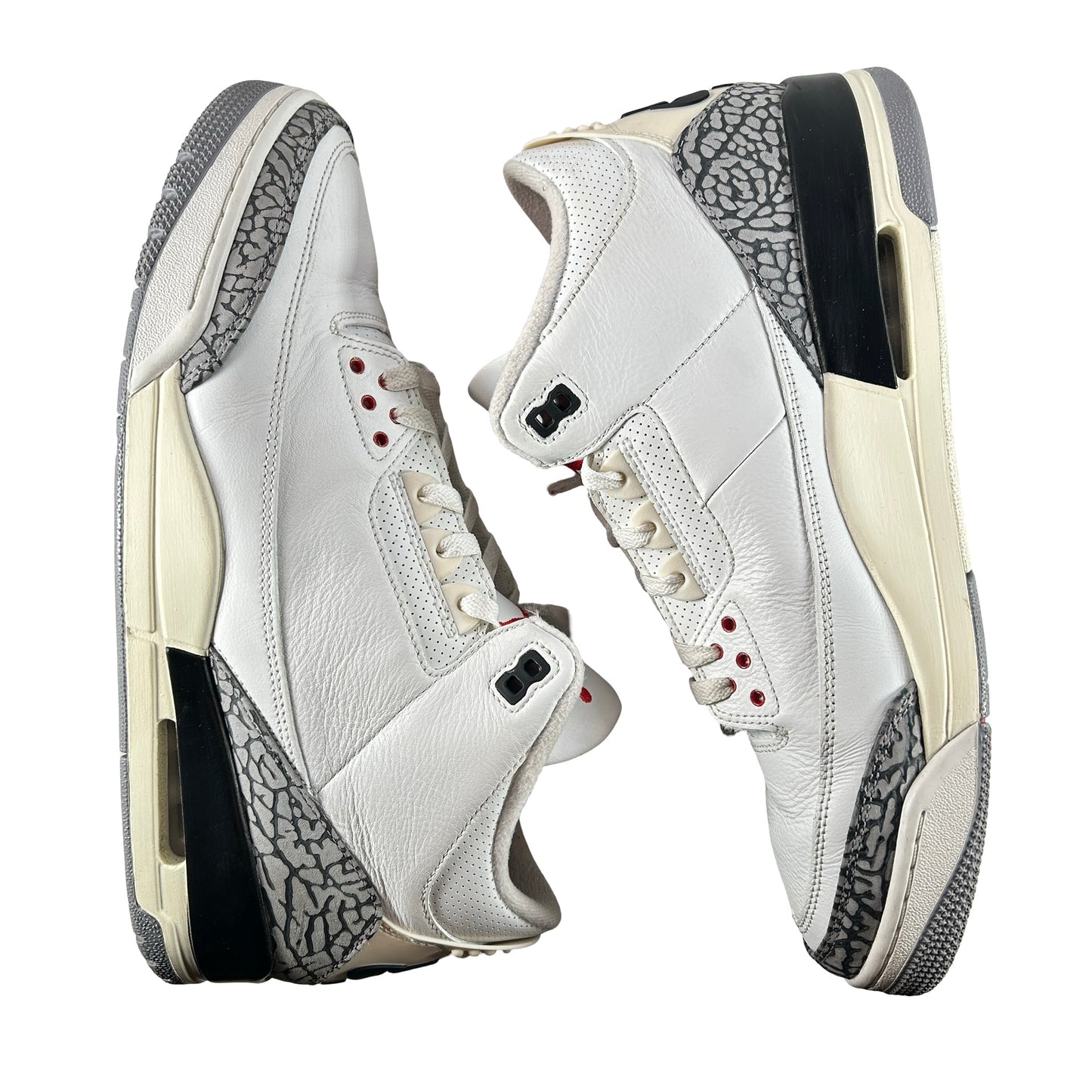 DN3707 100 Jordan 3 Retro White Cement Reimagined [USED] - 13 M (Used8)