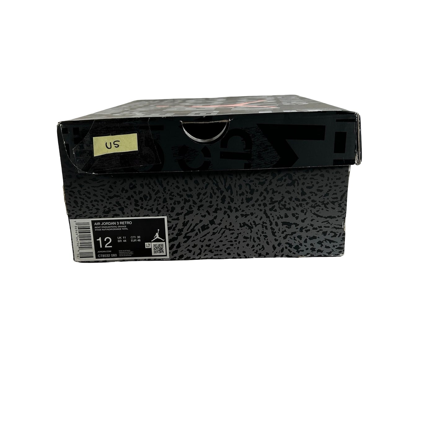 CT8532 080 Jordan 3 Retro Fear Pack (2023) [USED] - 12 M (Used5)