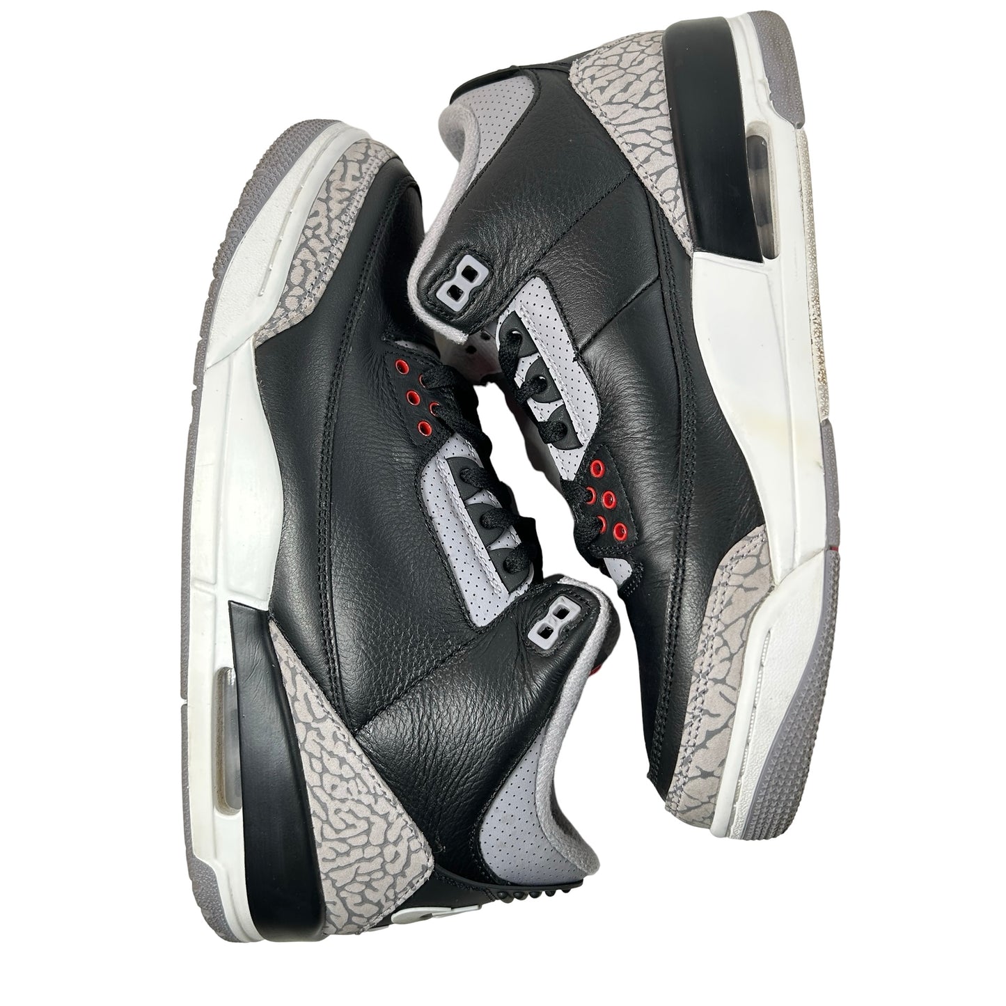 DN3707 010 Jordan 3 Retro Black Cement Reimagined (2024) [USED] - 9 M (Used) (No Box)