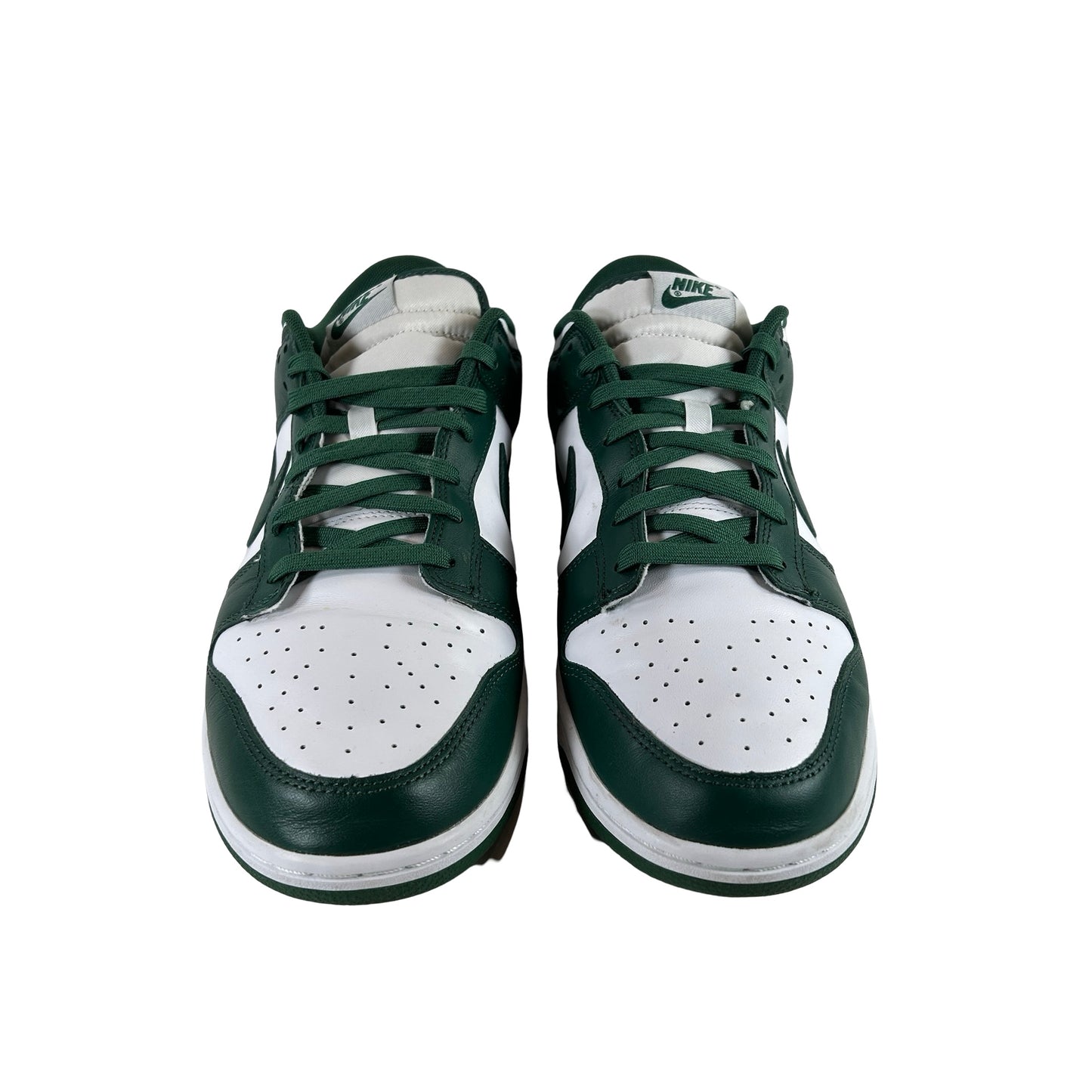 DD1391 101 Nike Dunk Low Michigan State [USED] - 13 M (Used)